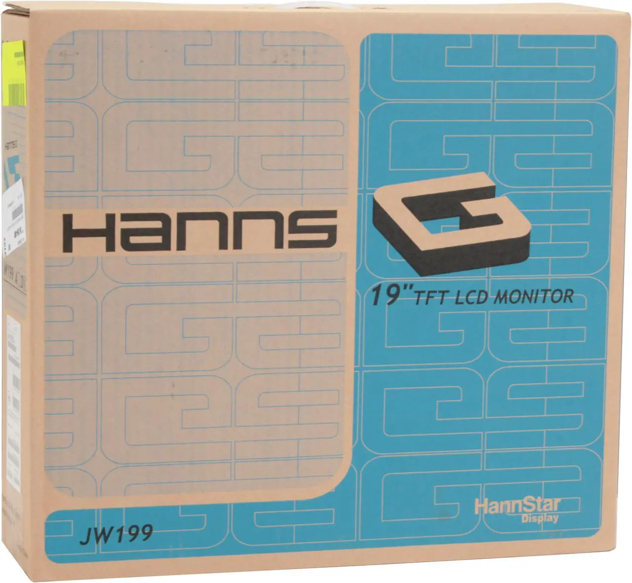 Alt view image 13 of 13 - Hanns-G 19" Active Matrix, TFT LCD WXGA LCD Monitor 5 ms D-Sub, DVI-D JW-199DPB
