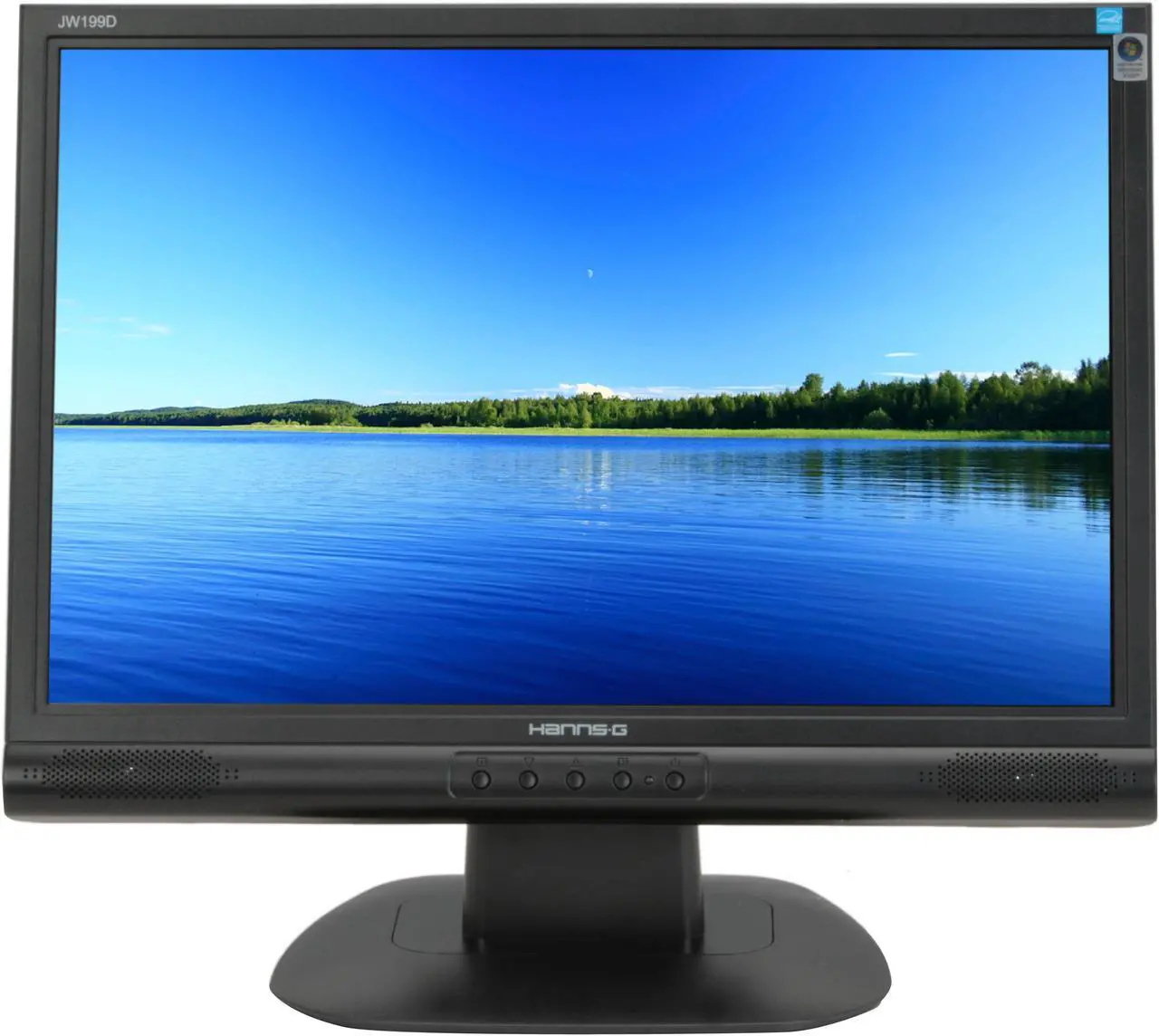 Alt view image 2 of 13 - Hanns-G 19" Active Matrix, TFT LCD WXGA LCD Monitor 5 ms D-Sub, DVI-D JW-199DPB