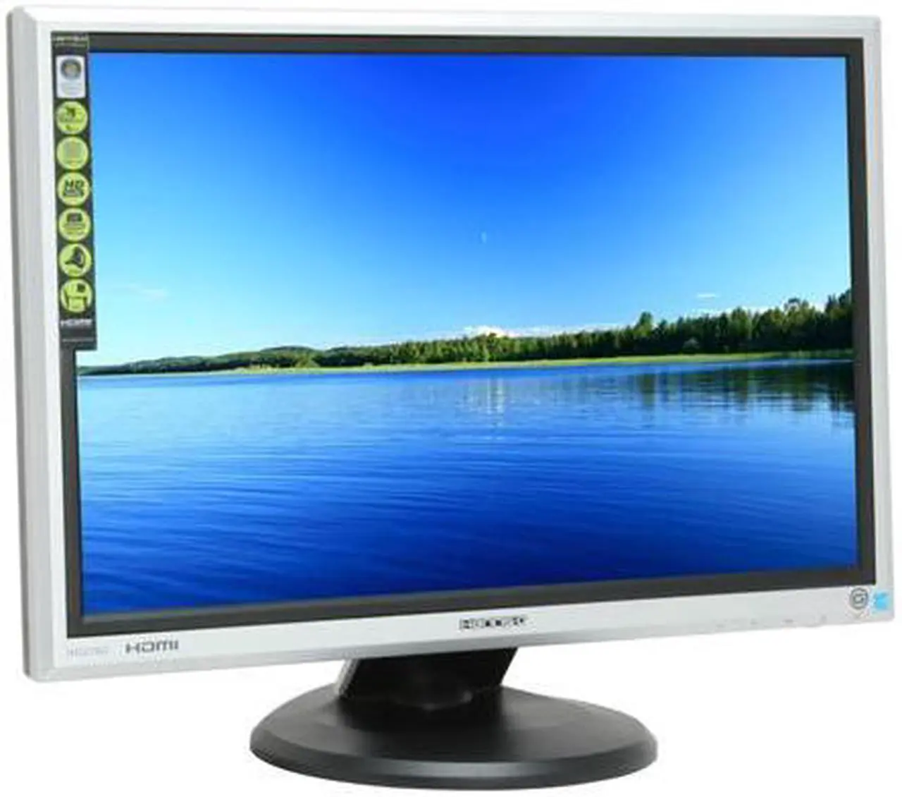 Alt view image 3 of 11 - Hanns-G 21.6" Active Matrix, TFT LCD WSXGA+ HDMI LCD Monitor 5 ms D-Sub HG-216DPO