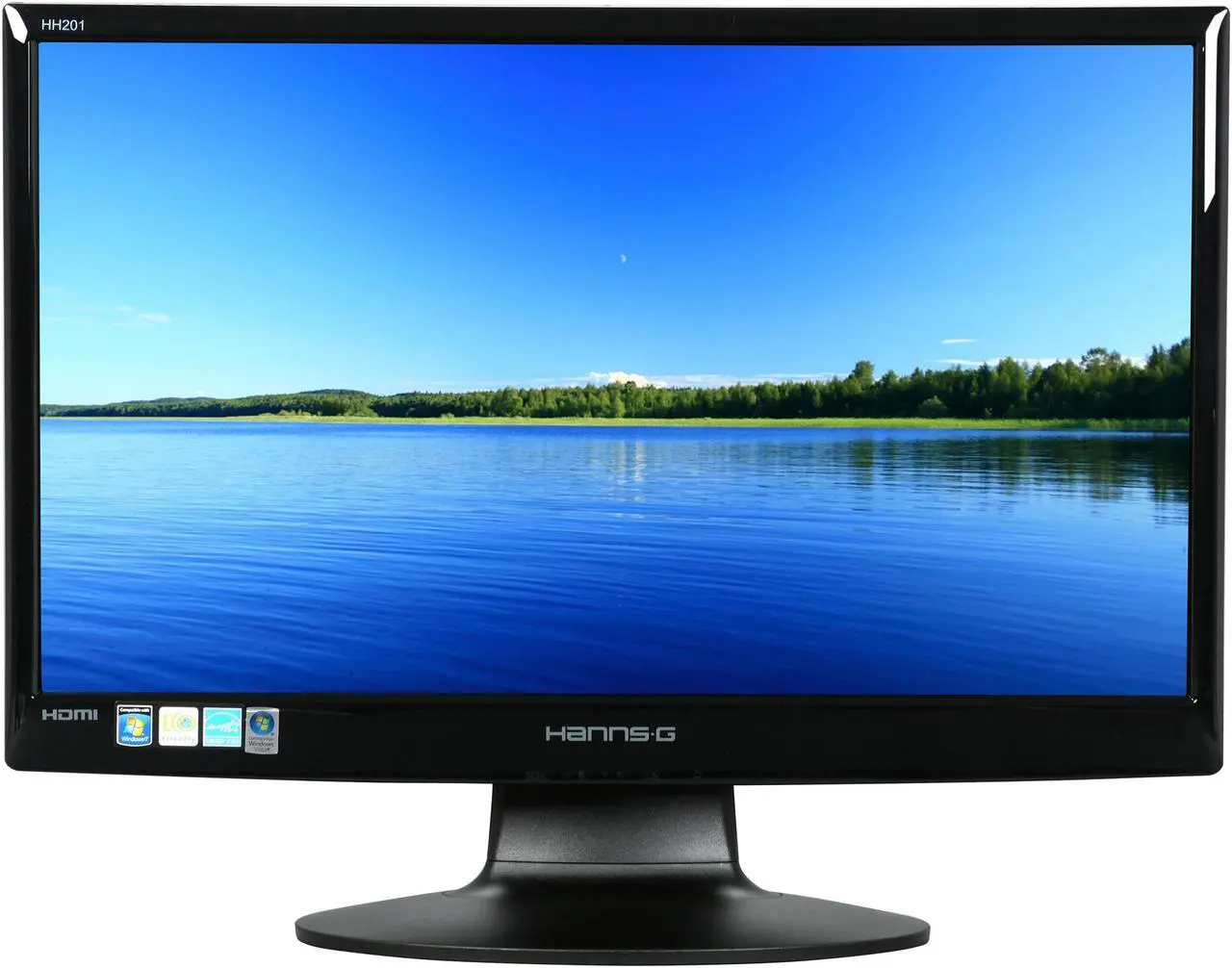 Alt view image 2 of 8 - Hanns-G 20" Active Matrix, TFT LCD LCD Monitor 5 ms D-Sub, HDMI HH201HPB