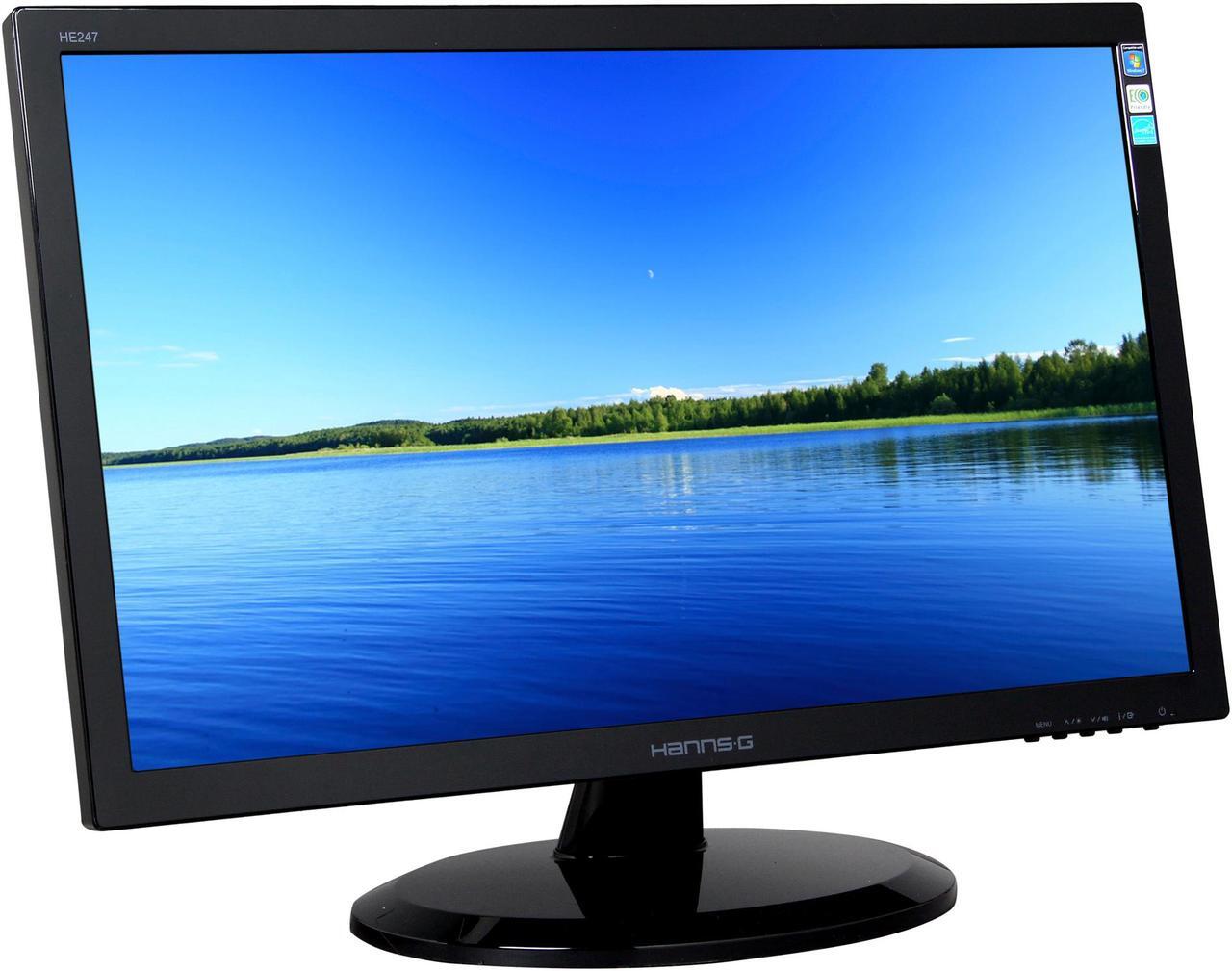 Alt view image 3 of 8 - Hanns-G 23.6" LCD Monitor 5 ms D-Sub, DVI HE247DPB