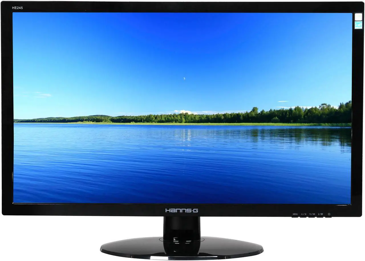 Alt view image 2 of 8 - Hanns-G 23.6" HD LCD Monitor (WLED) 5 ms D-Sub, DVI-D HE245DPB