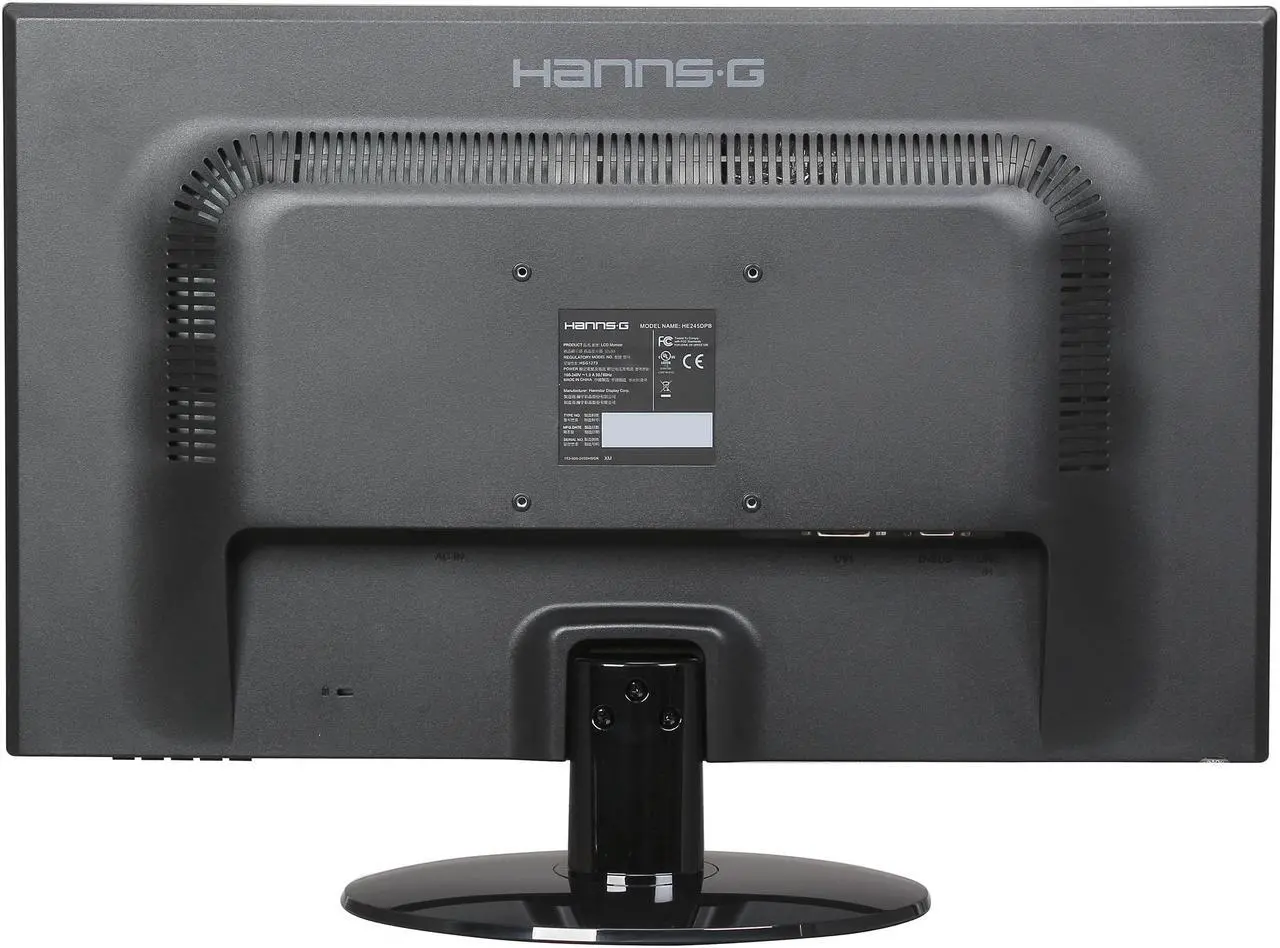 Alt view image 5 of 8 - Hanns-G 23.6" HD LCD Monitor (WLED) 5 ms D-Sub, DVI-D HE245DPB
