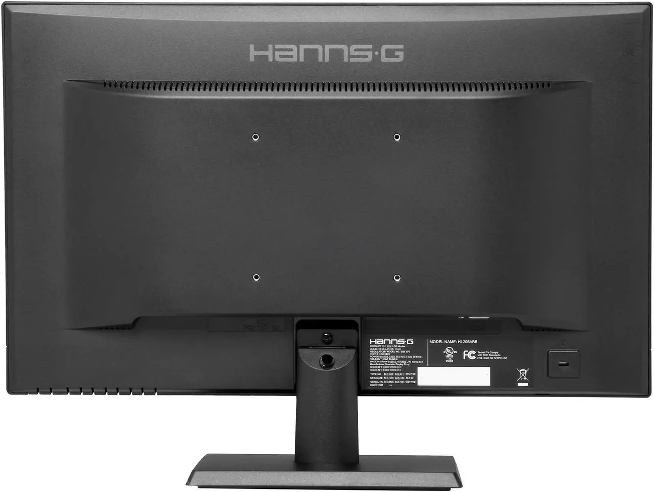 Alt view image 5 of 8 - Hanns-G HL205ABB Black 19.5" 5ms Widescreen LED Backlight LCD Monitor 250 cd/m2 DC 80,000,000:1 (1,000:1)