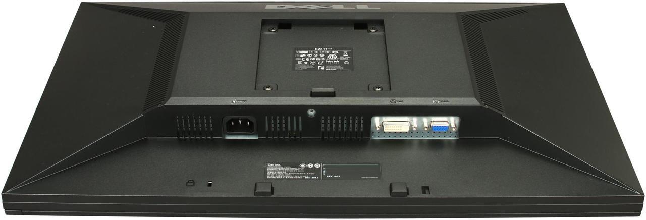 Alt view image 7 of 8 - Dell E Series E2311H Black 23" 5ms  LED Backlight Widescreen LCD Monitor 250 cd/m2 1000:1