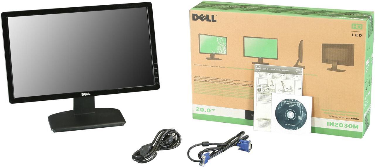 Alt view image 8 of 8 - Dell 20" 60 Hz TN LCD Monitor 5 ms D-Sub, DVI IN2030M