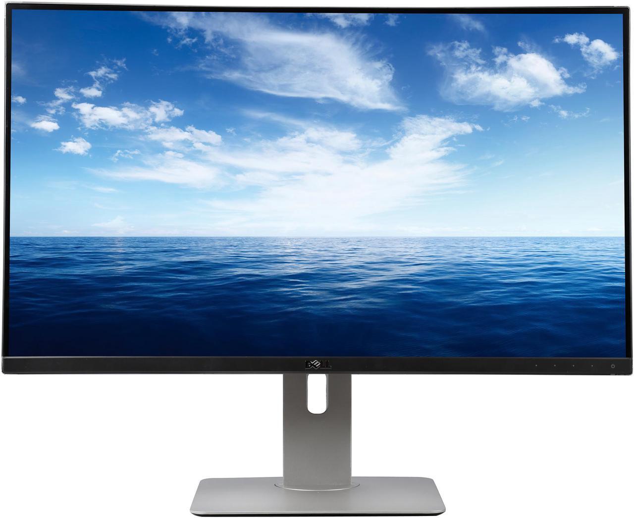 Alt view image 2 of 8 - Dell U2715H Black 27" 2K Widescreen LCD IPS Monitor, 2560 x 1440, 1000:1, 350cd/m2, HDMI&USB Display Port, Height, Swivel, Tilt