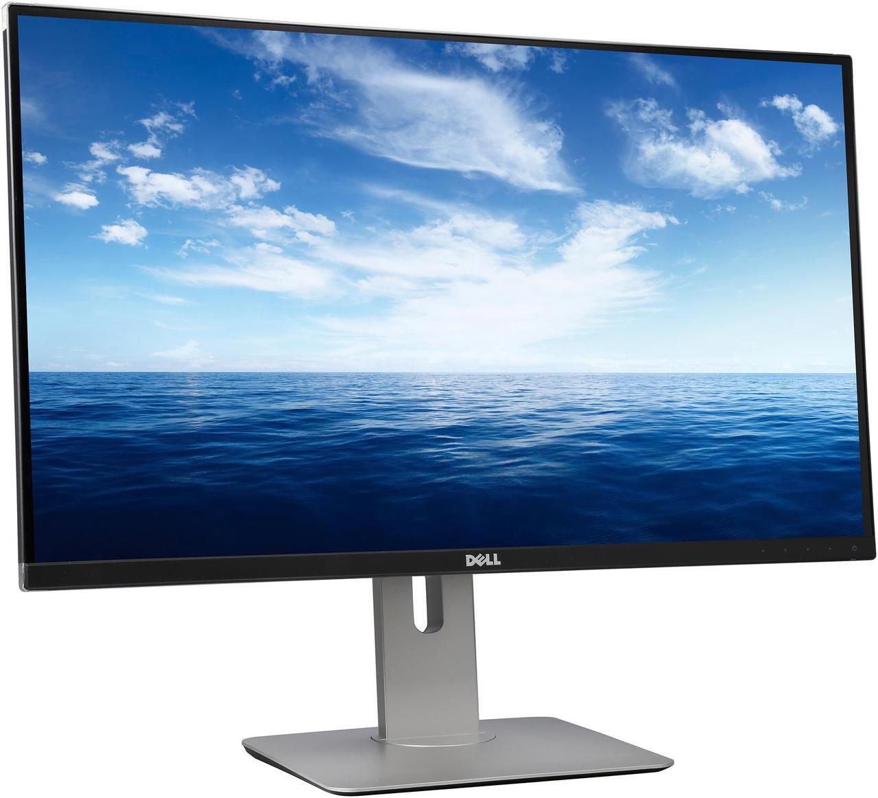 Alt view image 3 of 8 - Dell U2715H Black 27" 2K Widescreen LCD IPS Monitor, 2560 x 1440, 1000:1, 350cd/m2, HDMI&USB Display Port, Height, Swivel, Tilt
