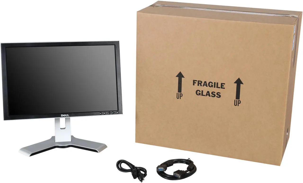 Alt view image 12 of 11 - Dell 20" LCD Monitor 5 ms D-Sub, DVI 2009WT
