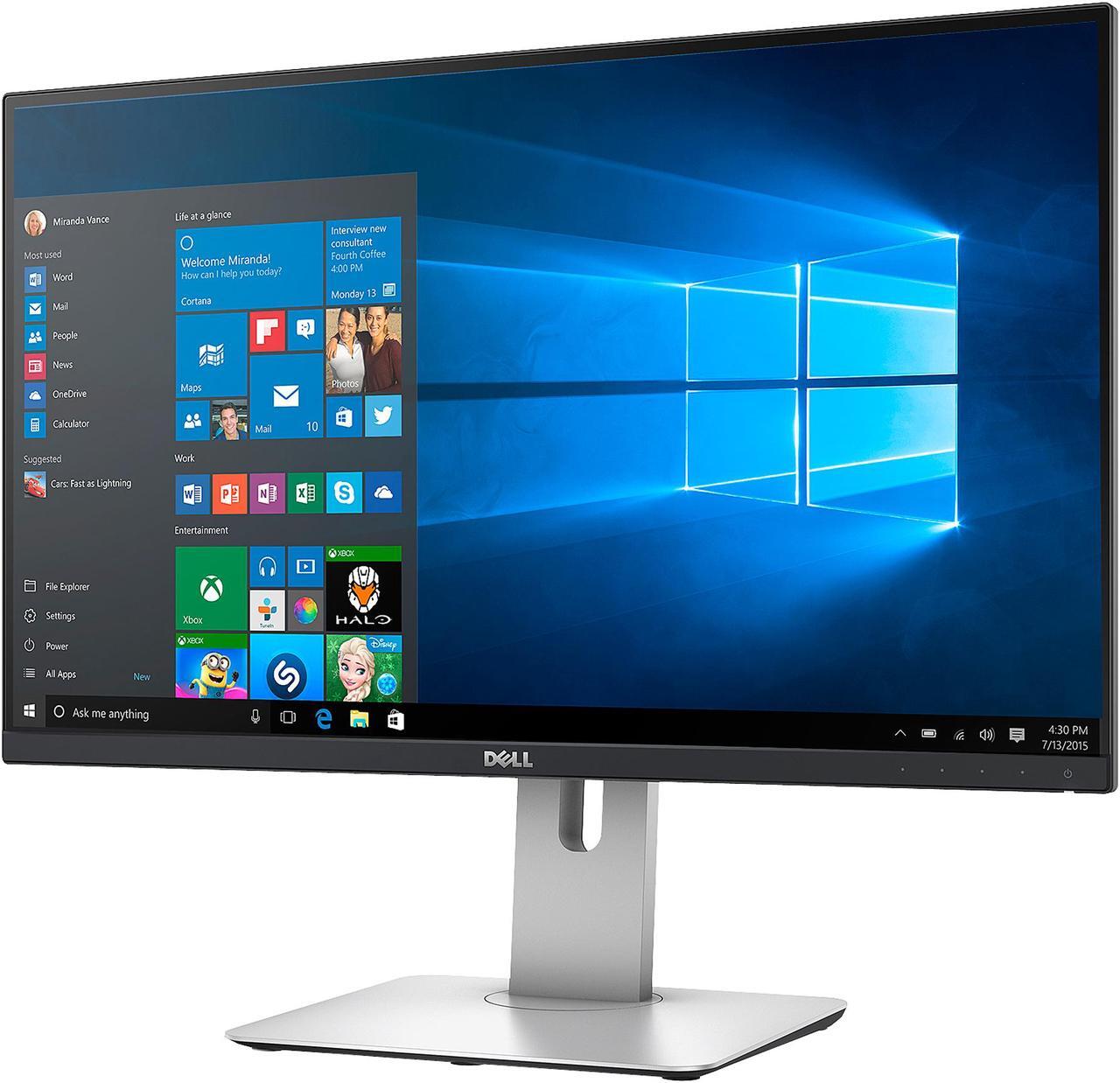 Main image of Dell UltraSharp U2515H 25" 6ms WQHD  Widescreen LED Backlight LCD Monitor IPS panel  350 cd/m2, HDMI/MHL, DisplayPort, USB3.0Hub, Height&Pivot adjustable