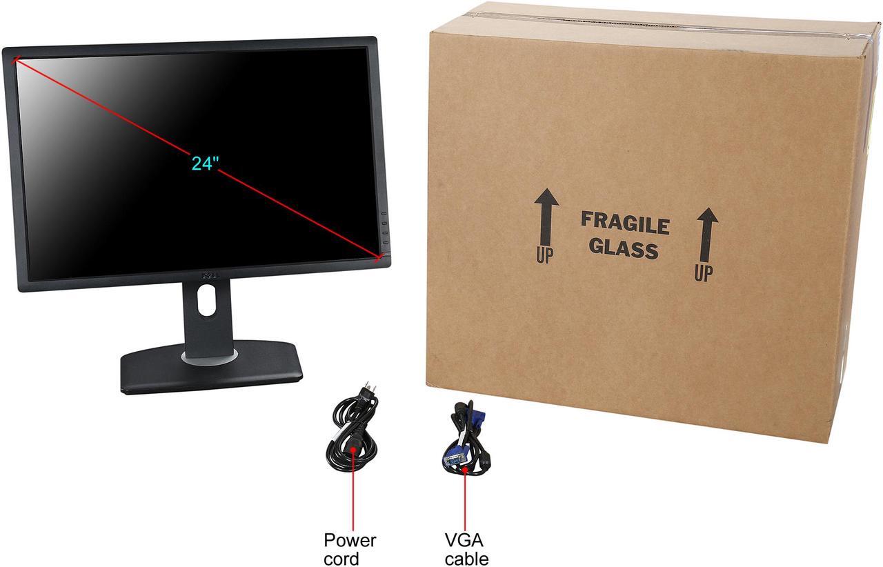 Alt view image 10 of 10 - Dell UltraSharp U2412M 24" WUXGA 1920 x 1200 60Hz VGA DVI DisplayPort USB Hub Anti-Glare LED Backlit IPS Monitor