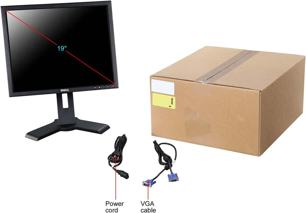 Alt view image 12 of 11 - Dell Professional P190S 19-inch Flat Panel Monitor.A Grade