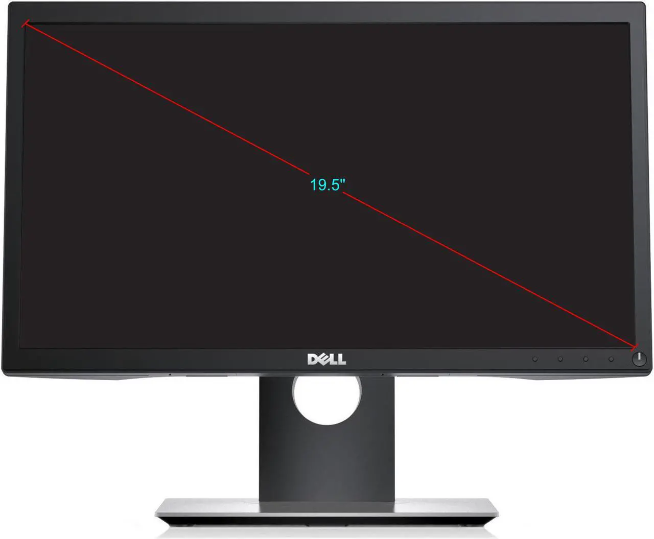 Main image of Dell 19.5" 60 Hz TN Monitor 5 ms D-Sub, HDMI, DisplayPort DELL P2018H DELL-P2018HE