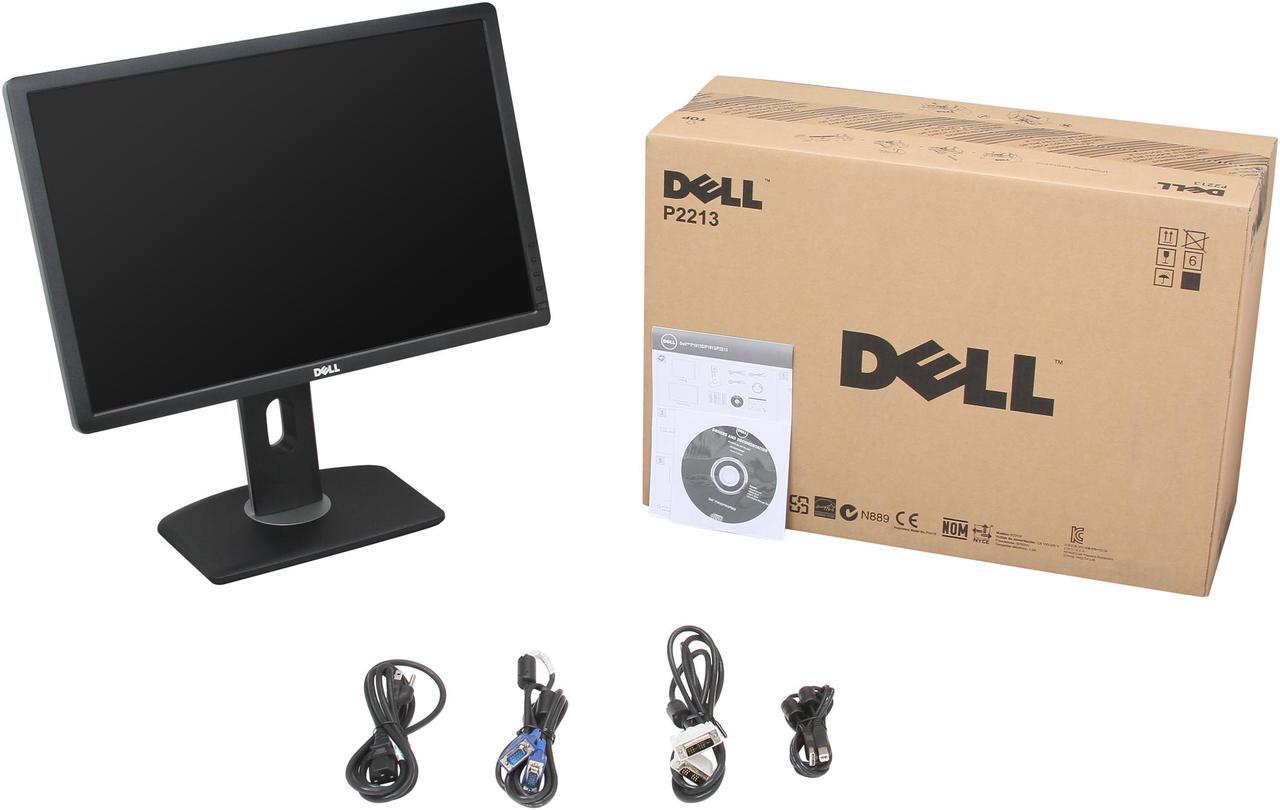 Alt view image 13 of 14 - Dell 22" 60 Hz TN (Twisted Nematic), anti glare with hard coat 3H Monitor 5 ms D-Sub, DVI, DisplayPort Flat Panel Professional P2213
