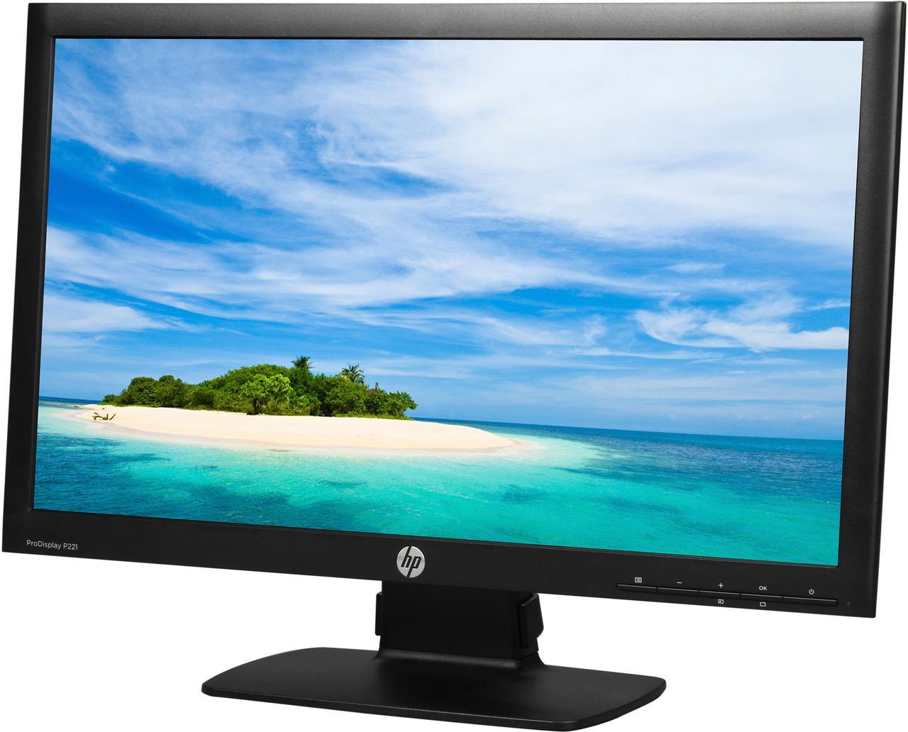 HP ProDisplay Smartbuy P221 Black 21.5" 5ms Widescreen LED Backlight LCD Monitor 250 cd/m2 DC 3,000,000:1 (1000:1)