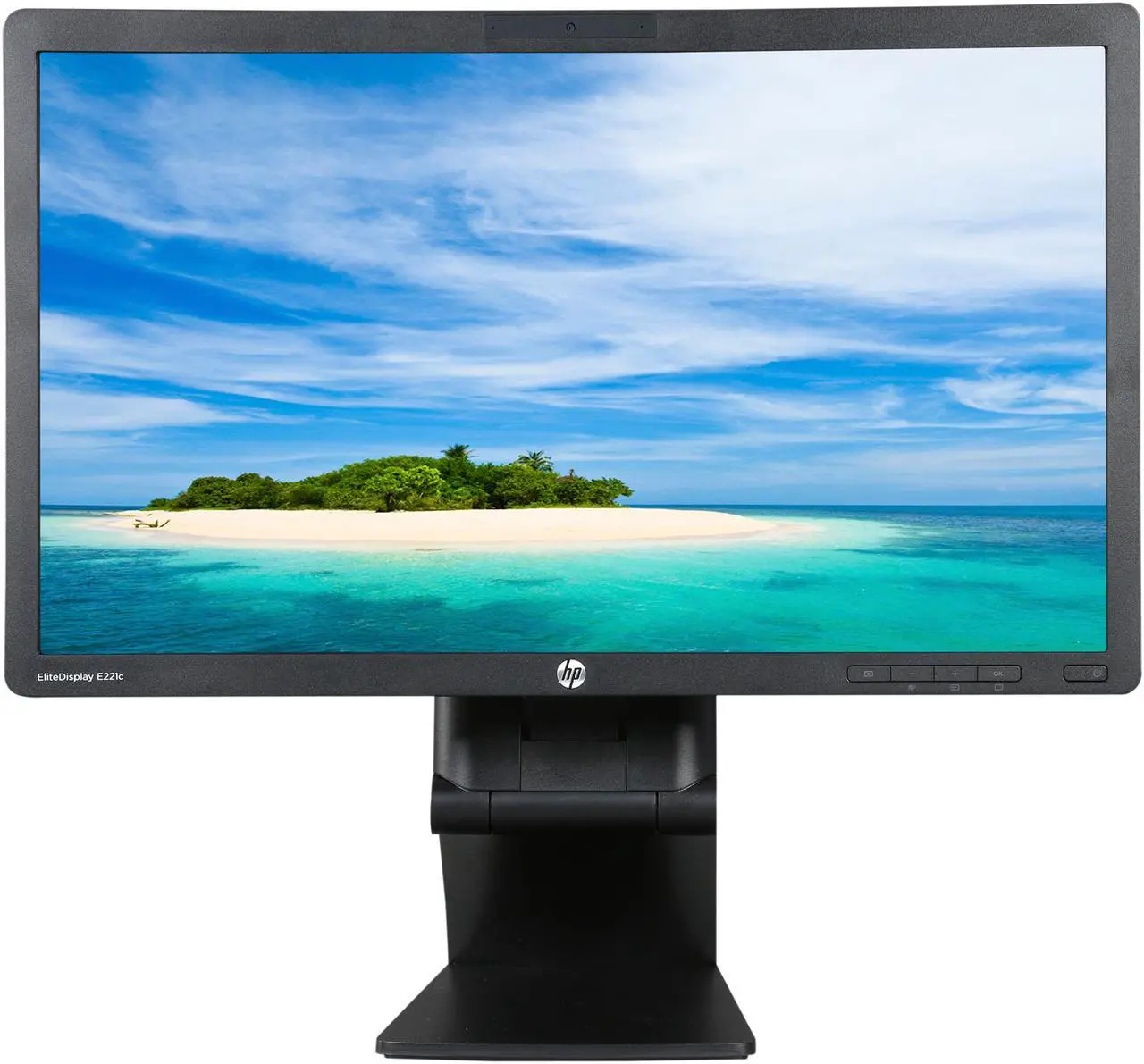 Alt view image 3 of 10 - HP EliteDisplay Promo E221C Black 21.5" 7ms Widescreen LCD Monitor 250 cd/m2 DCR 5,000,000:1 (1000:1) Built-in Speakers