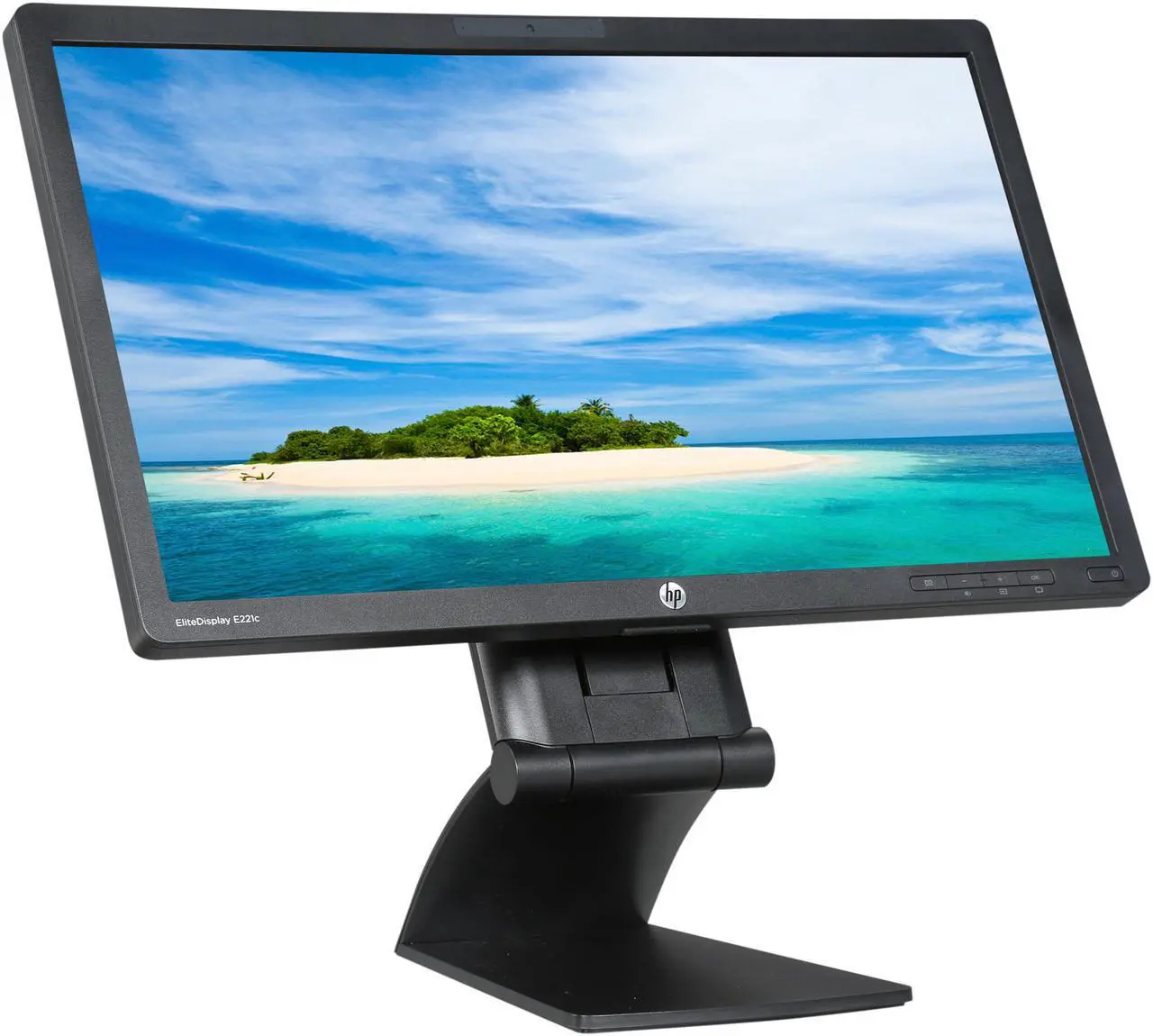 Alt view image 4 of 10 - HP EliteDisplay Promo E221C Black 21.5" 7ms Widescreen LCD Monitor 250 cd/m2 DCR 5,000,000:1 (1000:1) Built-in Speakers