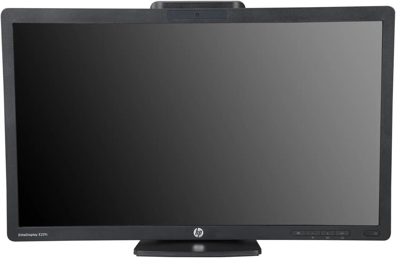 Alt view image 8 of 10 - HP EliteDisplay Promo E221C Black 21.5" 7ms Widescreen LCD Monitor 250 cd/m2 DCR 5,000,000:1 (1000:1) Built-in Speakers