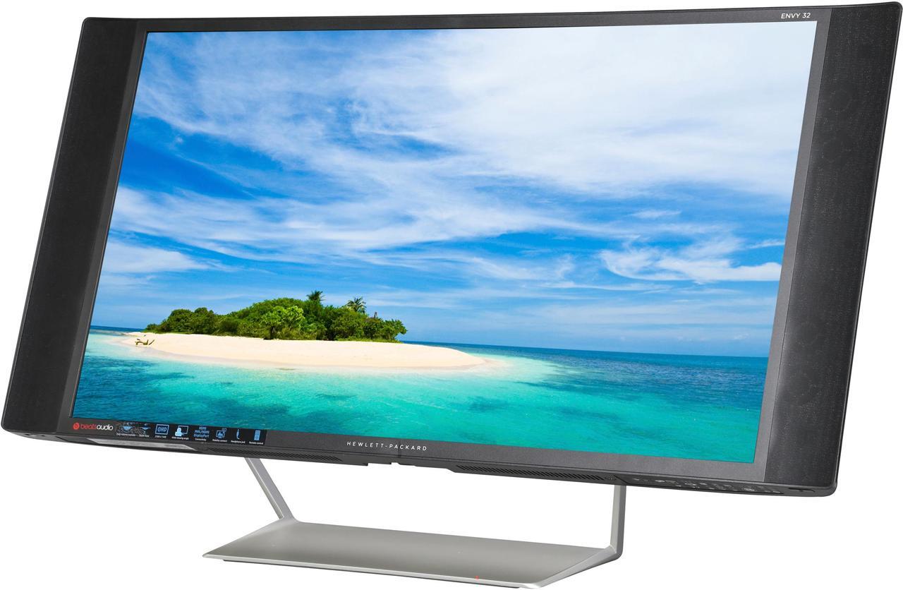 Main image of HP Envy 32 QHD 2560 x 1440 32-IN media display LED Backlight LCD Monitor MHL HDMI DisplayPort w/ Beats Audio