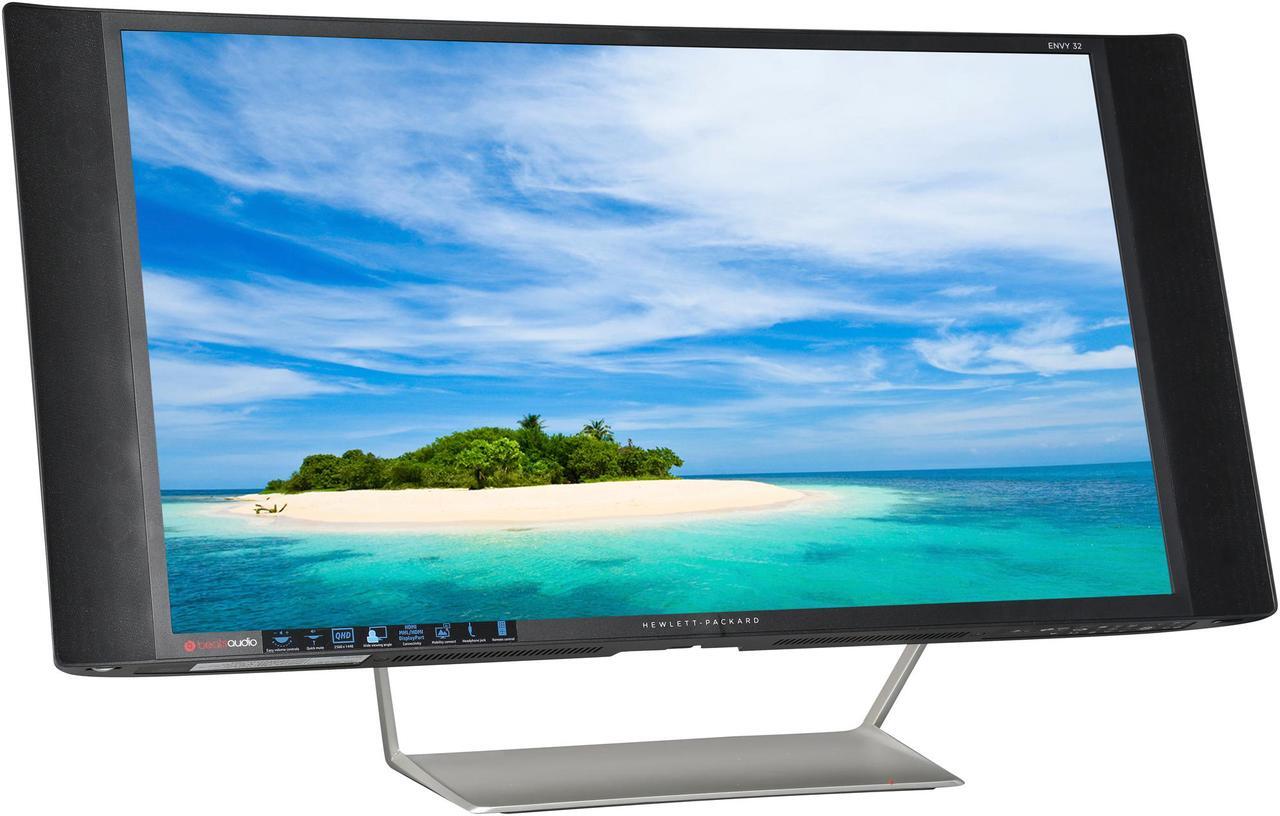 Alt view image 3 of 7 - HP Envy 32 QHD 2560 x 1440 32-IN media display LED Backlight LCD Monitor MHL HDMI DisplayPort w/ Beats Audio