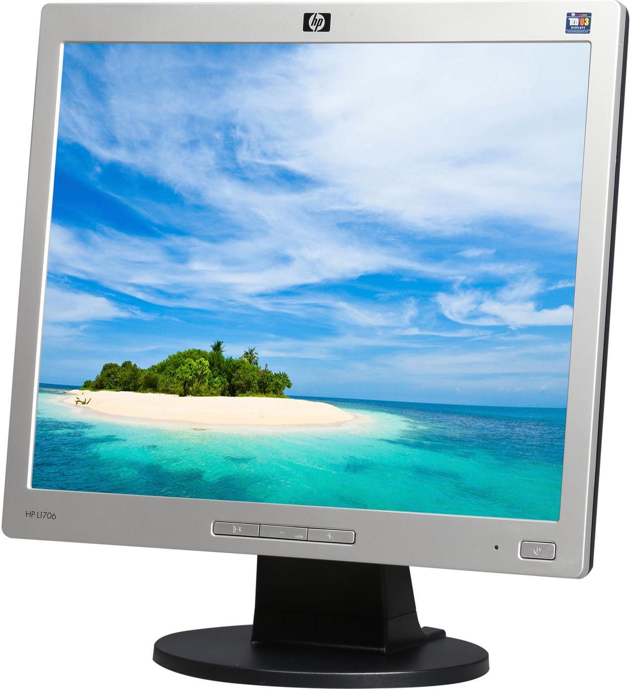 HP 17" Active Matrix, TFT LCD Monitors - LCD Flat Panel 5 ms 1280 x 1024 L1706-AM