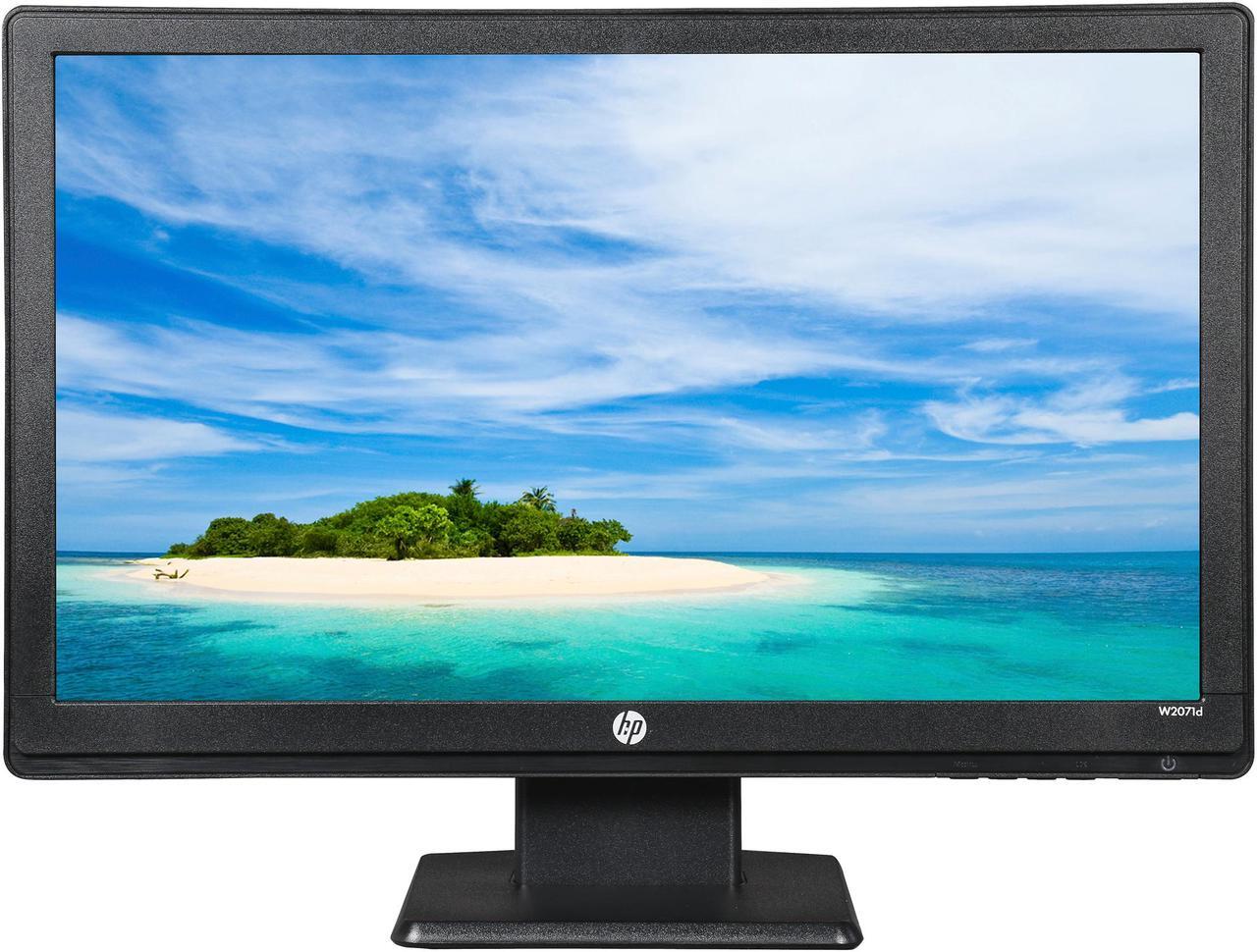Alt view image 2 of 7 - HP 20" 60 Hz TN LCD Monitor 1 year warranty 5 ms D-Sub, DVI-D W2071D