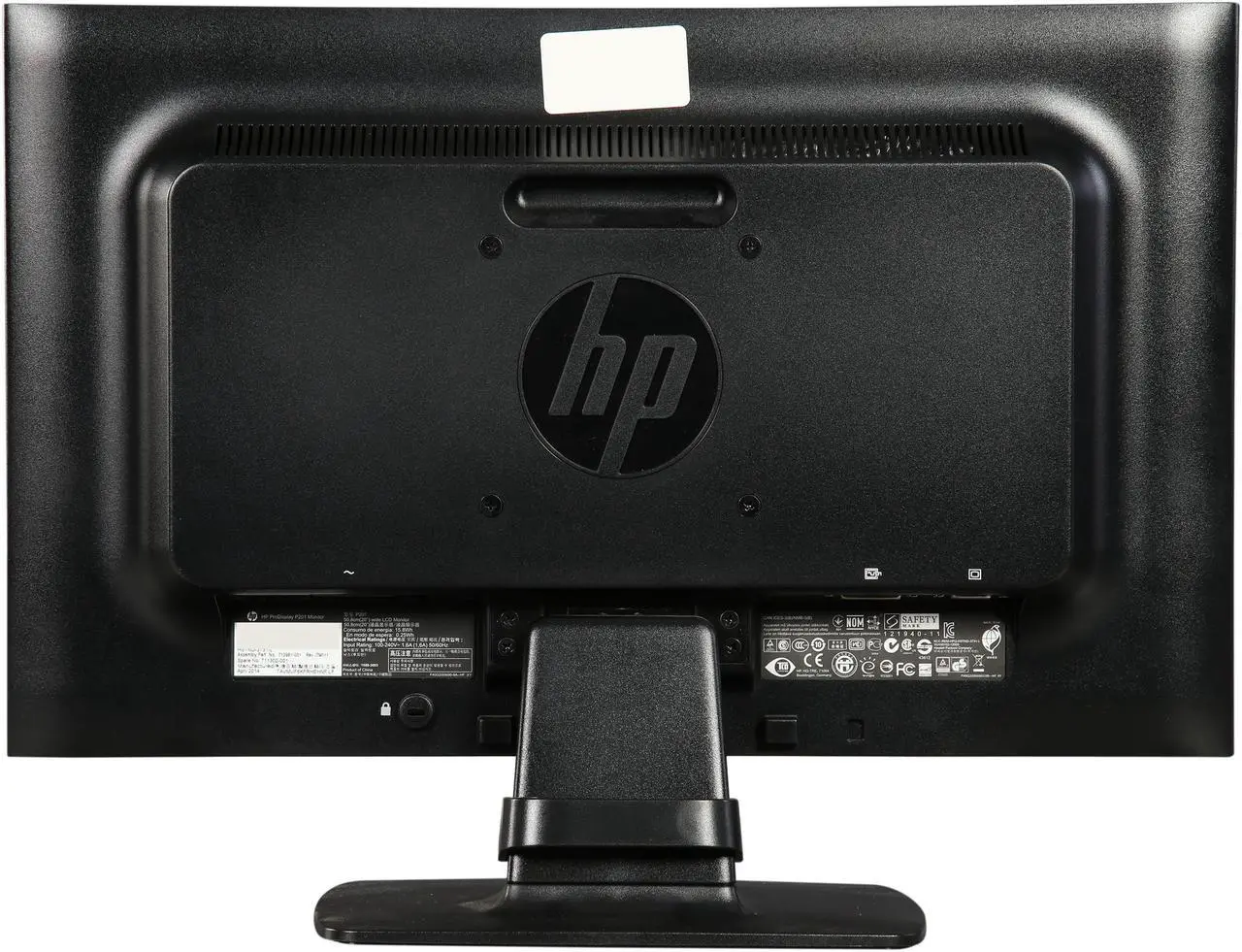 Alt view image 6 of 8 - HP 20" LCD Monitor 5 ms D-Sub, DVI C9F26A8#ABA P201