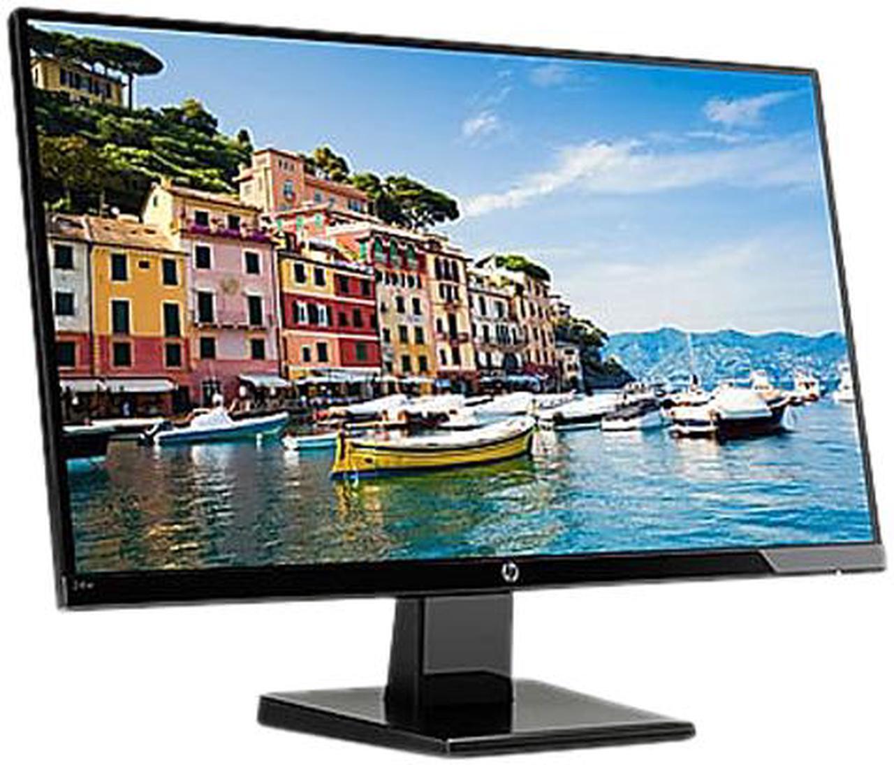 Alt view image 3 of 3 - HP 24W 1CA86AA#ABA Black 23.8" 5ms HDMI Widescreen LED Backlight LCD/LED Monitor 250 cd/m2 DC 10,000,000:1 (1,000:1)