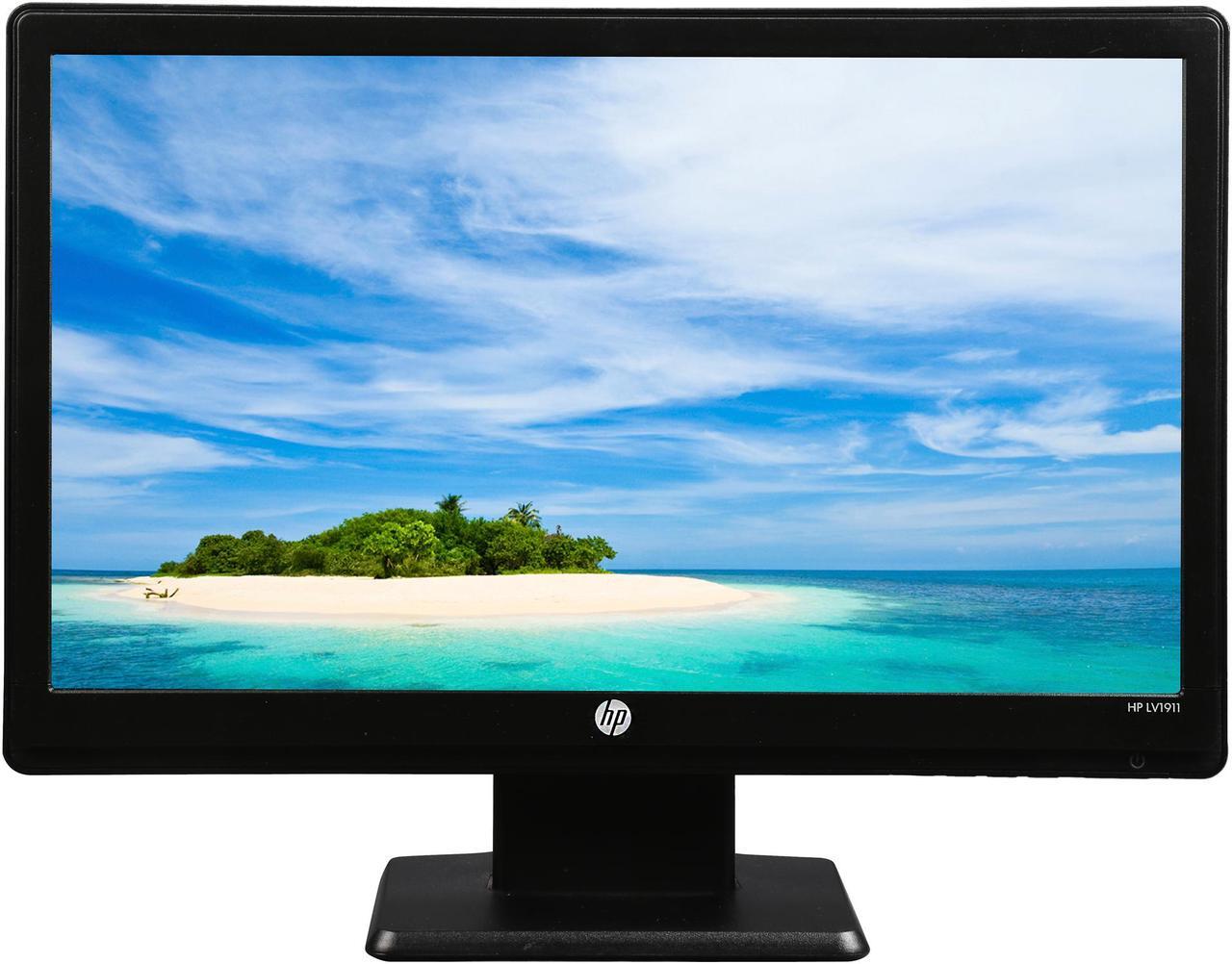 Alt view image 3 of 7 - HP LV1911 18.5" D-Sub Widescreen LED-Backlit LCD Monitor-Black