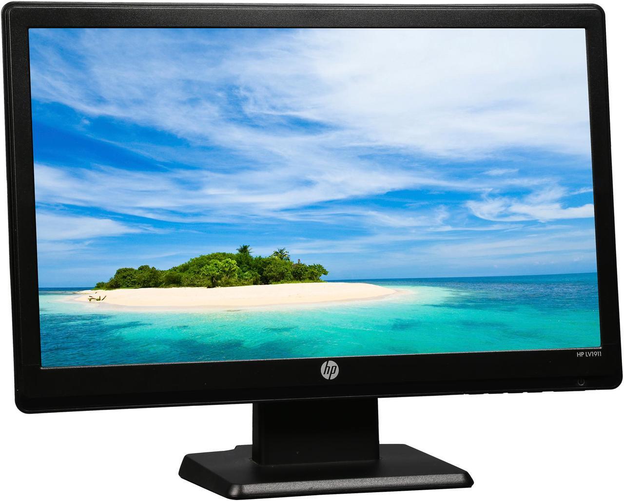 Alt view image 4 of 7 - HP LV1911 18.5" D-Sub Widescreen LED-Backlit LCD Monitor-Black