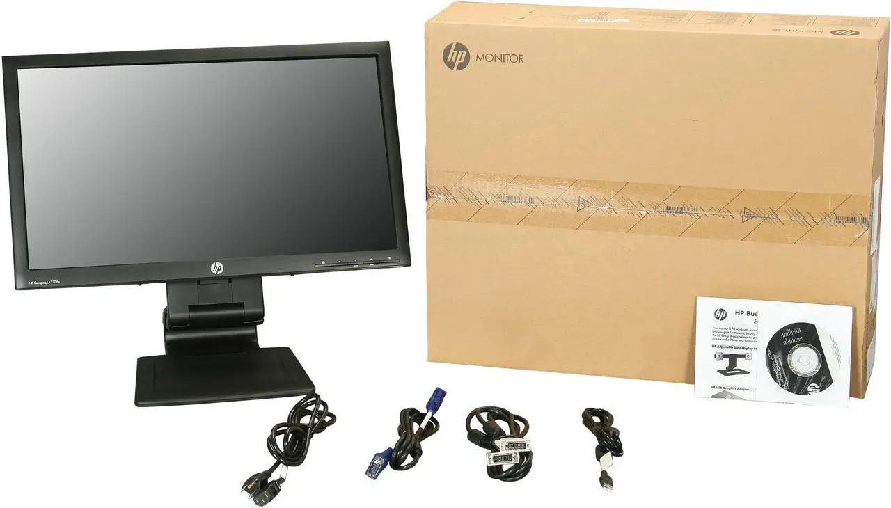 Alt view image 11 of 11 - Hewlett-Packard Compaq Advantage LA2306x 23" LED LCD Monitor, 16:9 5ms 1920 x 1080 @60 Hz 250 Nit DVI VGA USB, Energy Star EPEAT Gold WEEE RoHS TCO Displays 5.0 Black