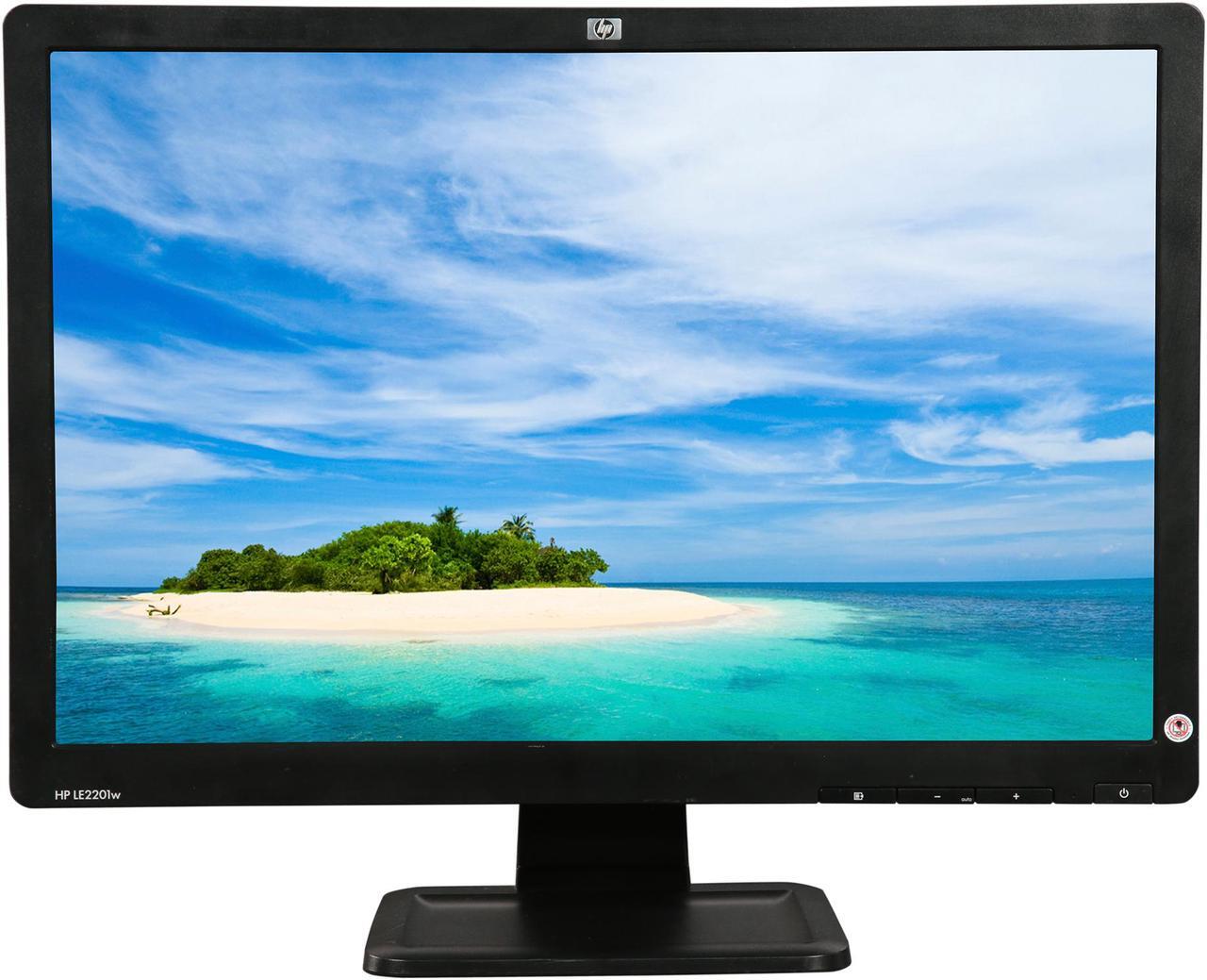 Alt view image 3 of 8 - HP 22" Monitors - LCD Flat Panel 5 ms LE2201W