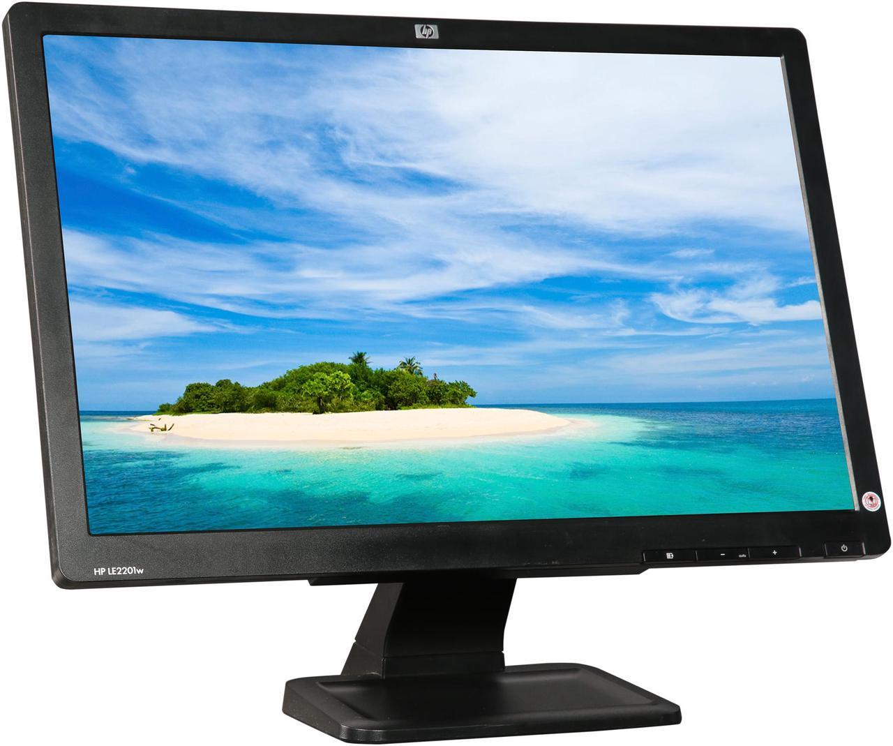 Alt view image 4 of 8 - HP 22" Monitors - LCD Flat Panel 5 ms LE2201W