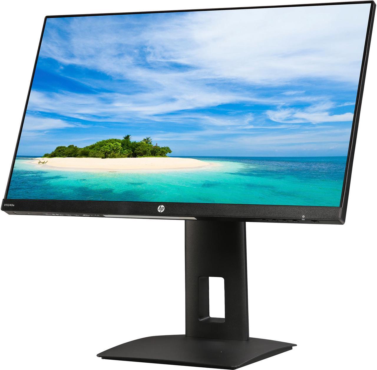 HP VH240A 23.8" IPS LED backlight Monitor Full HD 1920x1080 HDMI, VGA 250 cd/m2 1,000:1,