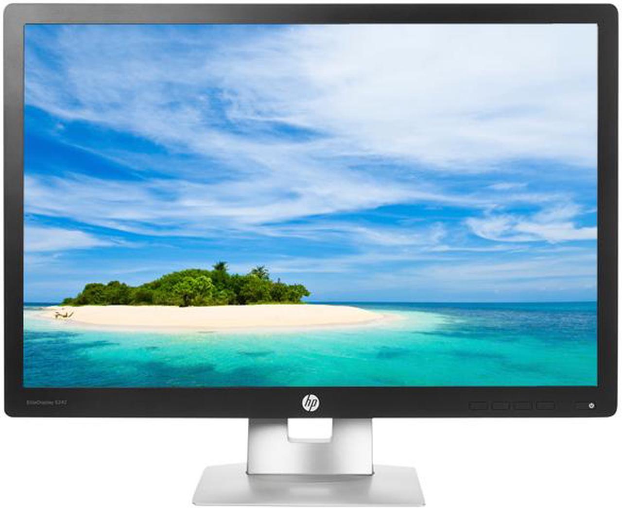 Main image of HP EliteDisplay E242 1920 x 1200 Resolution 24" HDMI WideScreen LCD Flat Panel Computer Monitor Display