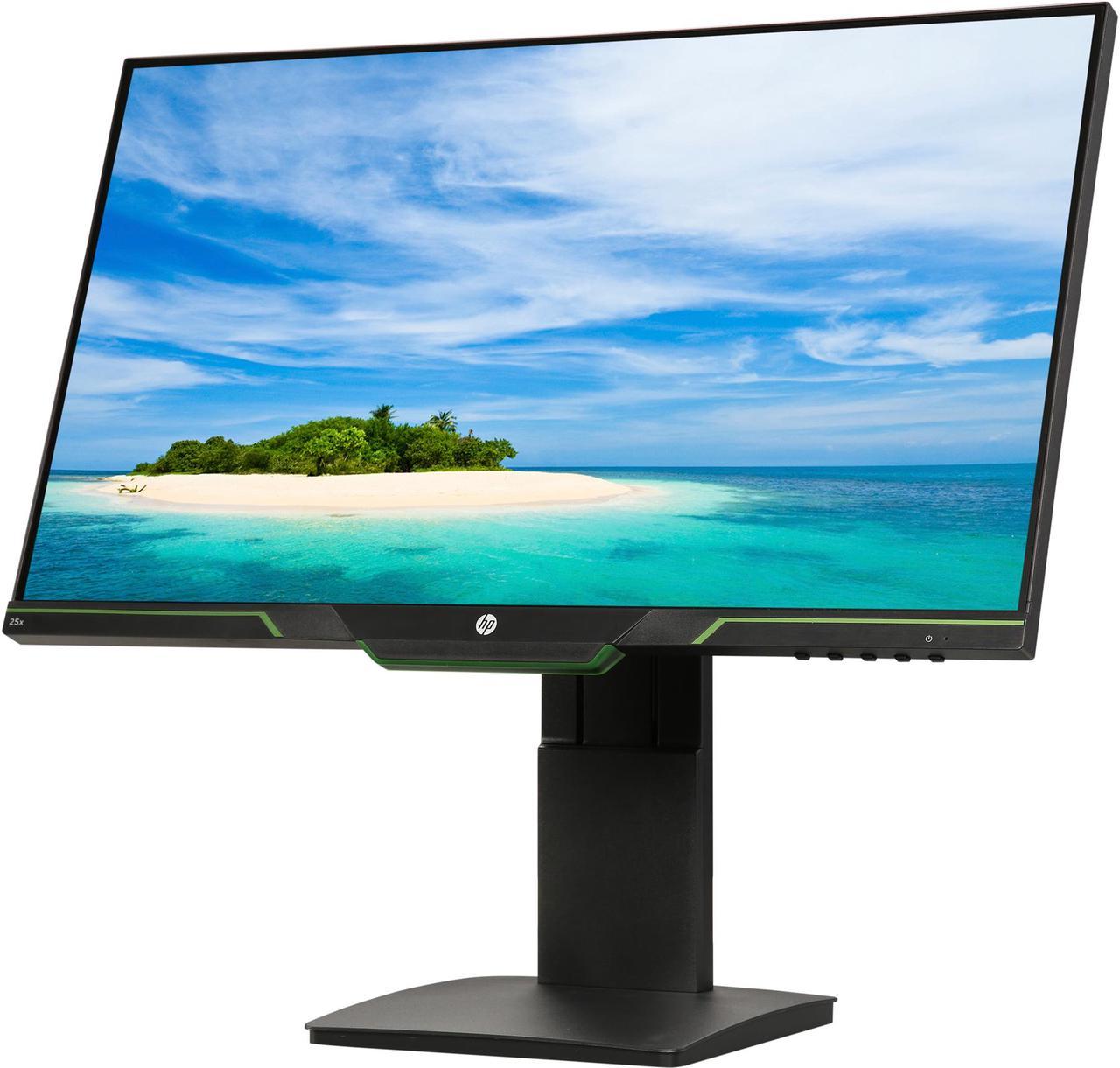 HP 25X 24.5" Full HD 1920x1080 1ms 144Hz DisplayPort HDMI AMD FreeSync Swivel Tilt Pivot LED Backlit LCD Gaming Monitor