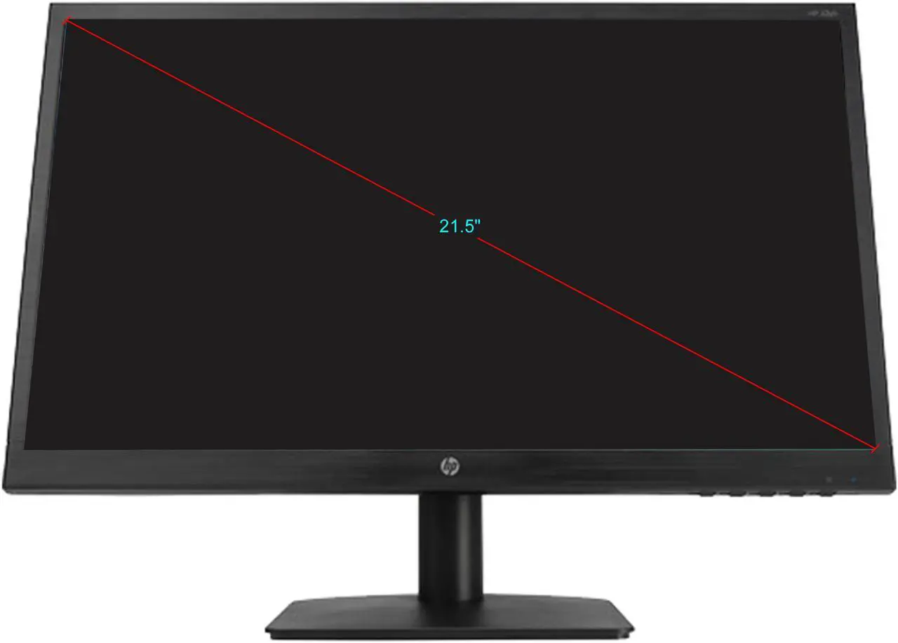 Main image of HP 22YH 22" (Actual Size 21.5") Full HD 1920 x 1080 VGA HDMI HDCP Support Anti-Glare Backlit LED Monitor