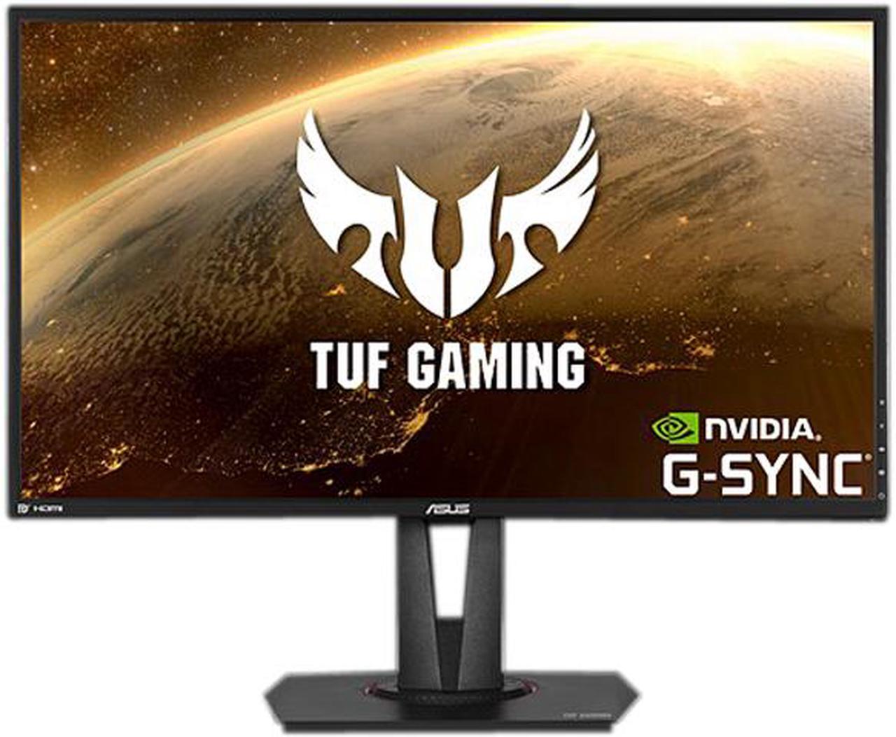 ASUS TUF Gaming VG27AQ HDR Gaming Monitor 27" WQHD (2560x1440), IPS, 165Hz, Extreme Low Motion Blur Sync G-SYNC Compatible, Adaptive-Sync, 1ms (MPRT), HDR10