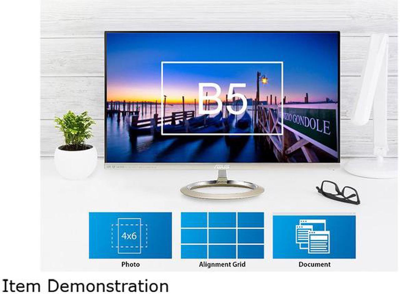 Alt view image 7 of 8 - ASUS MX27UCS 27" UHD 3840 x 2160 (4K) 75 Hz HDMI, DisplayPort, USB-C Built-in Speakers Eye Care Monitor, Frameless, Flicker Free, Blue Light Filter, Anti Glare