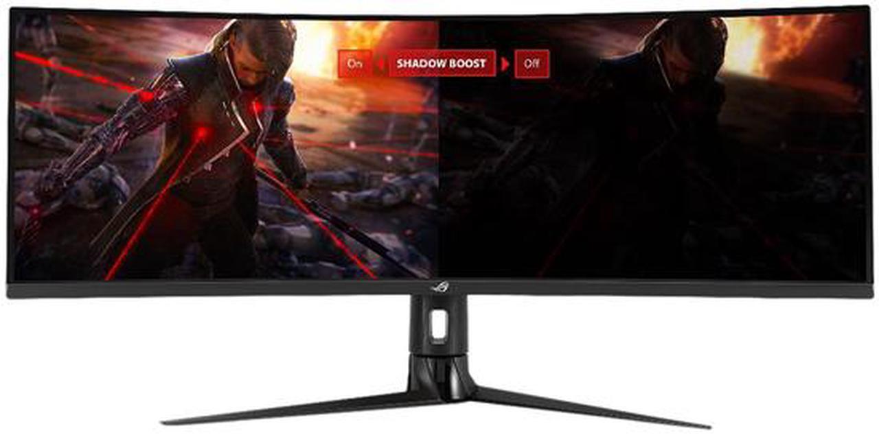 Alt view image 4 of 7 - ASUS ROG Strix XG43VQ 43" 3840 x 1200 1ms MPRT 120 Hz HDMI, DisplayPort Built-in Speakers 1800R Curved Gaming Monitor with FreeSync 2 HDR, DisplayHDR 400, DCI-P3 90%, Shadow Boost