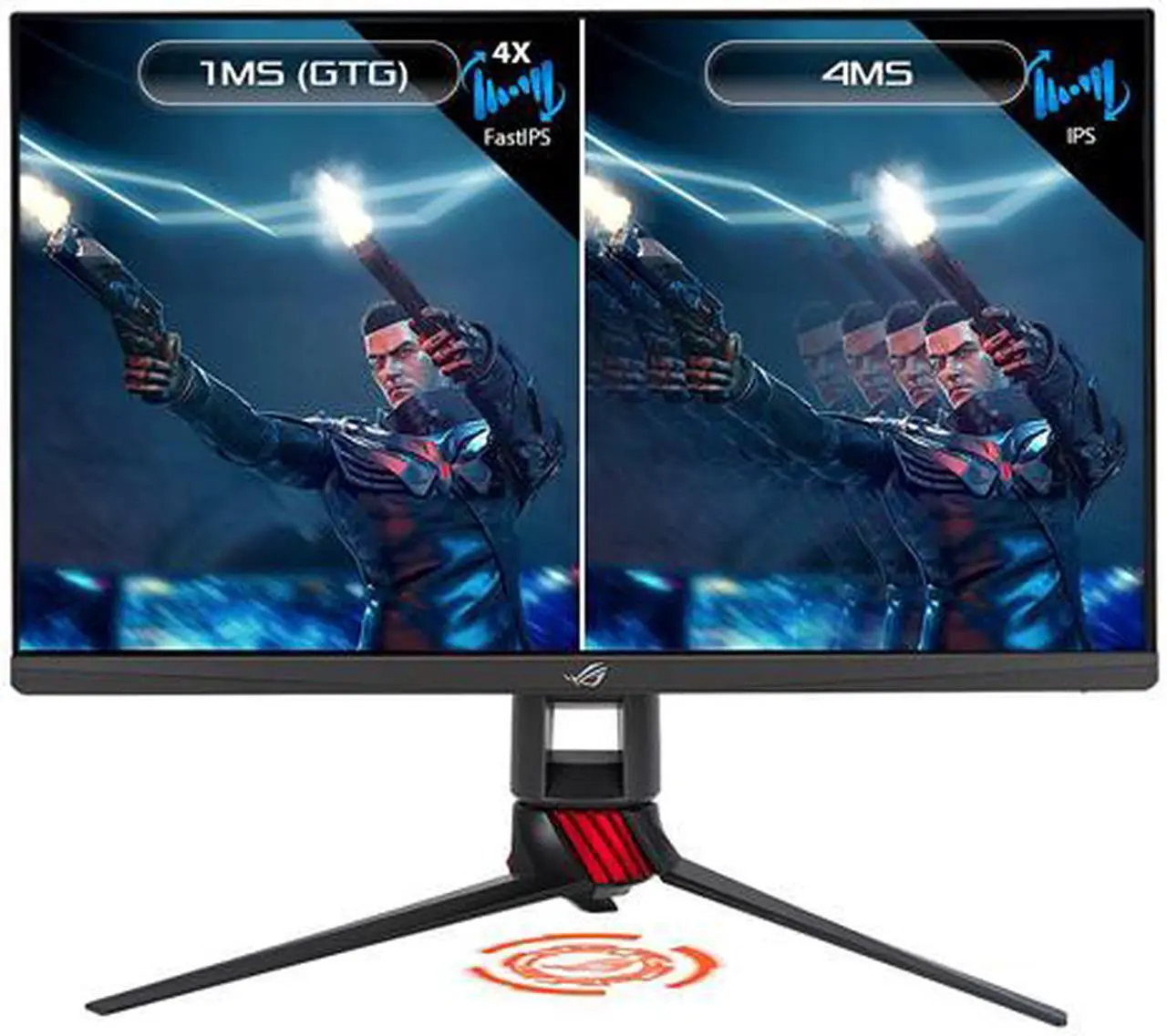 Alt view image 2 of 7 - ASUS ROG Strix XG279Q 27" WQHD 2560 x 1440 (2K) 1ms (GTG) 170Hz (Overclocking) 2 x HDMI, DisplayPort G-Sync Compatible Built-in Speakers DisplayHDR 400 Frameless Design LED Backlit Height Adjustable IPS Gaming Monitor