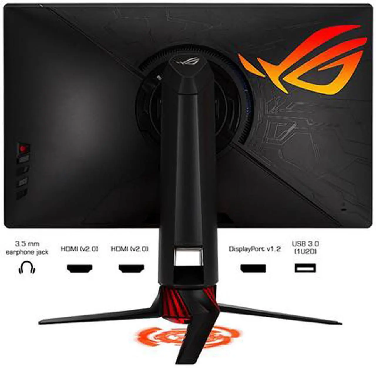 Alt view image 6 of 7 - ASUS ROG Strix XG279Q 27" WQHD 2560 x 1440 (2K) 1ms (GTG) 170Hz (Overclocking) 2 x HDMI, DisplayPort G-Sync Compatible Built-in Speakers DisplayHDR 400 Frameless Design LED Backlit Height Adjustable IPS Gaming Monitor