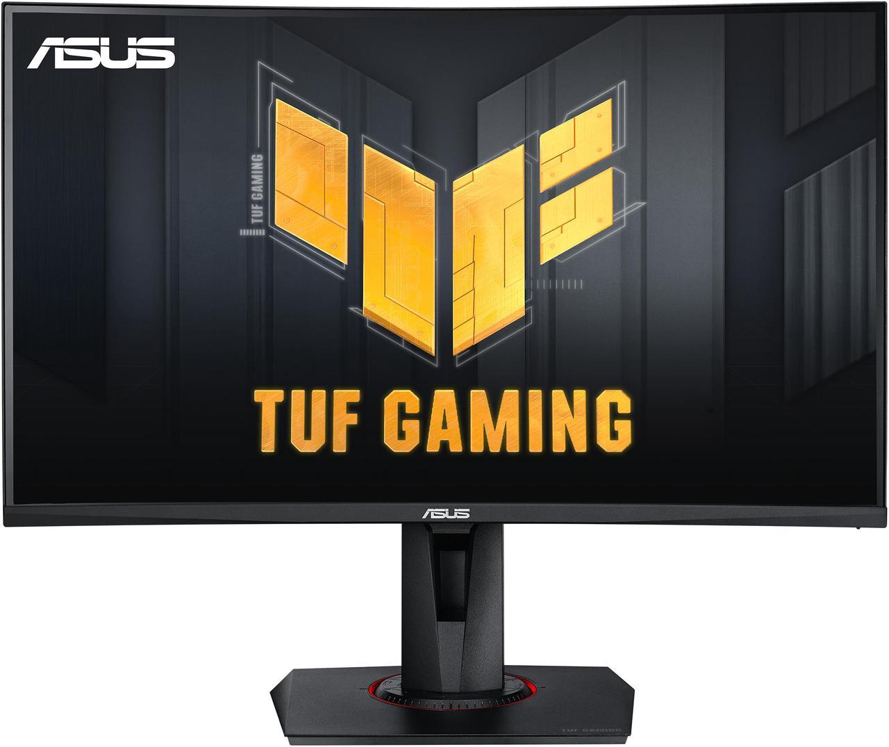 ASUS TUF GAMING VG27WQ 27" WQHD 2560 x 1440 (2K) 1ms (MPRT) 165Hz (Max) HDMI, DisplayPort FreeSync DisplayHDR 400 Built-in Speakers Height Adjustable Curved Gaming Monitor