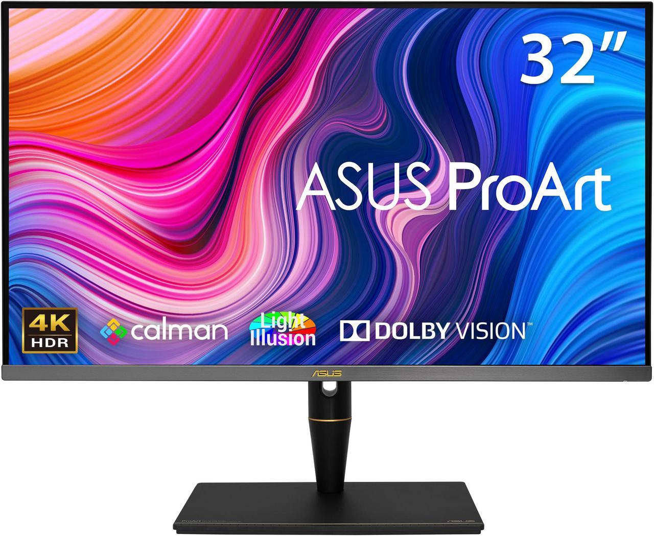 Alt view image 3 of 10 - ASUS ProArt Display PA32UCX-PK 32" 4K HDR Mini LED Monitor, 99% DCI-P3 99.5% Adobe RGB, DeltaE<1, 10-bit, IPS, Thunderbolt 3 USB-C HDMI DP, Calman Ready, Dolby Vision, 1200nits, w/ X-rite Calibrator