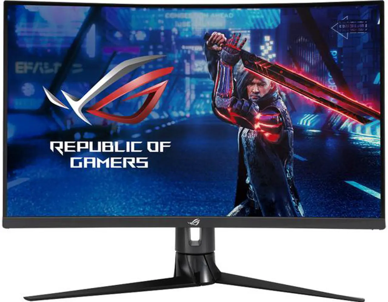 Main image of ASUS 32" 170Hz WQHD 1440P 1ms Curved Gaming Monitor FreeSync Premium Pro Extreme Low Motion Blur Sync, HDMI DisplayPort USB 3.0 Type C, 125% sRGB DisplayHDR 400 ROG Strix XG32VC (31.5" Viewable)