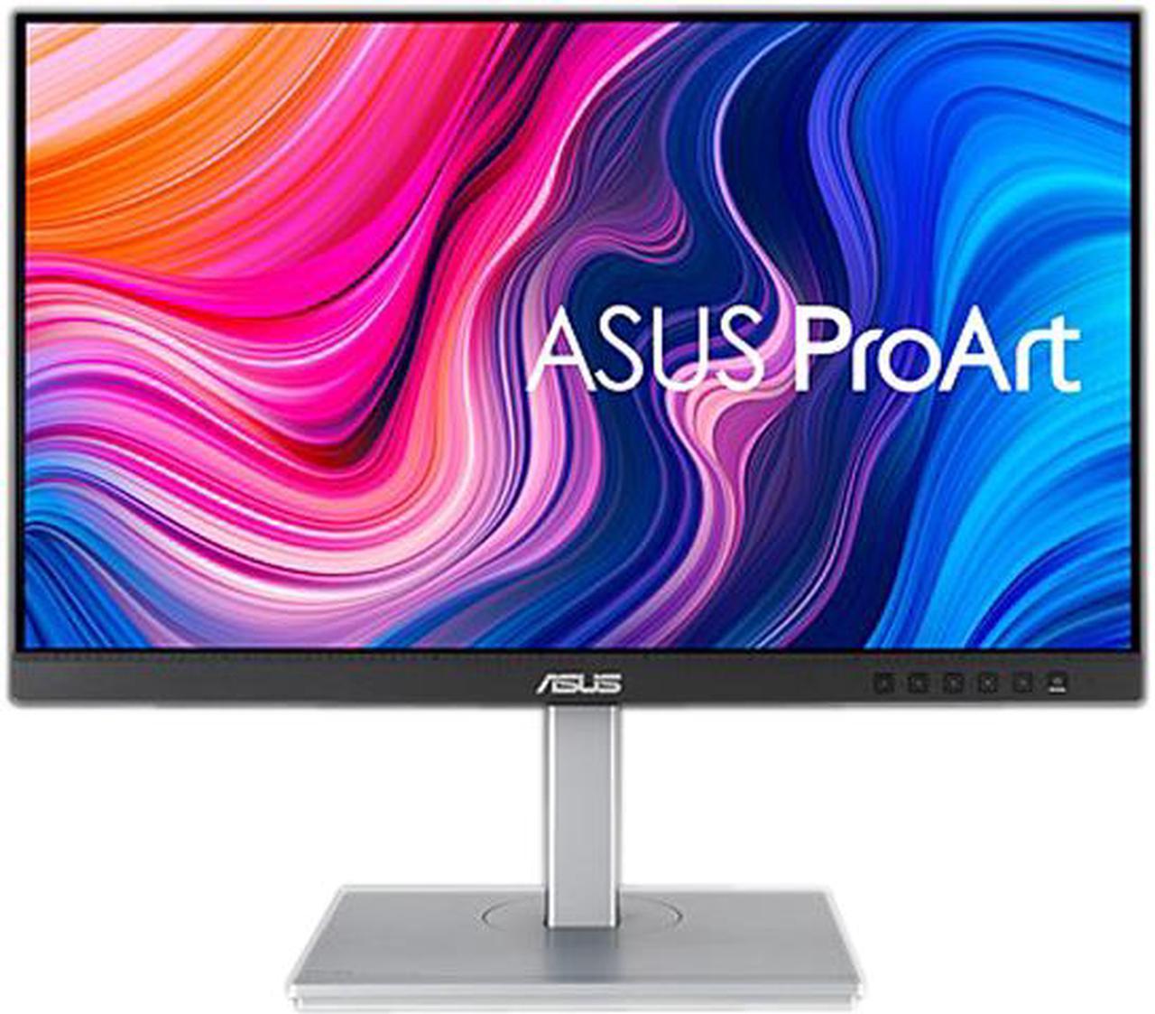 ASUS ProArt PA247CV 24" (23.8" Viewable) 75Hz 1080P Full HD IPS USB Hub USB-C HDMI DisplayPort with Daisy-chaining, Calman Verified, Height Adjustable, Pivot, Swivel, Tilt Monitor with Built-in Speakers