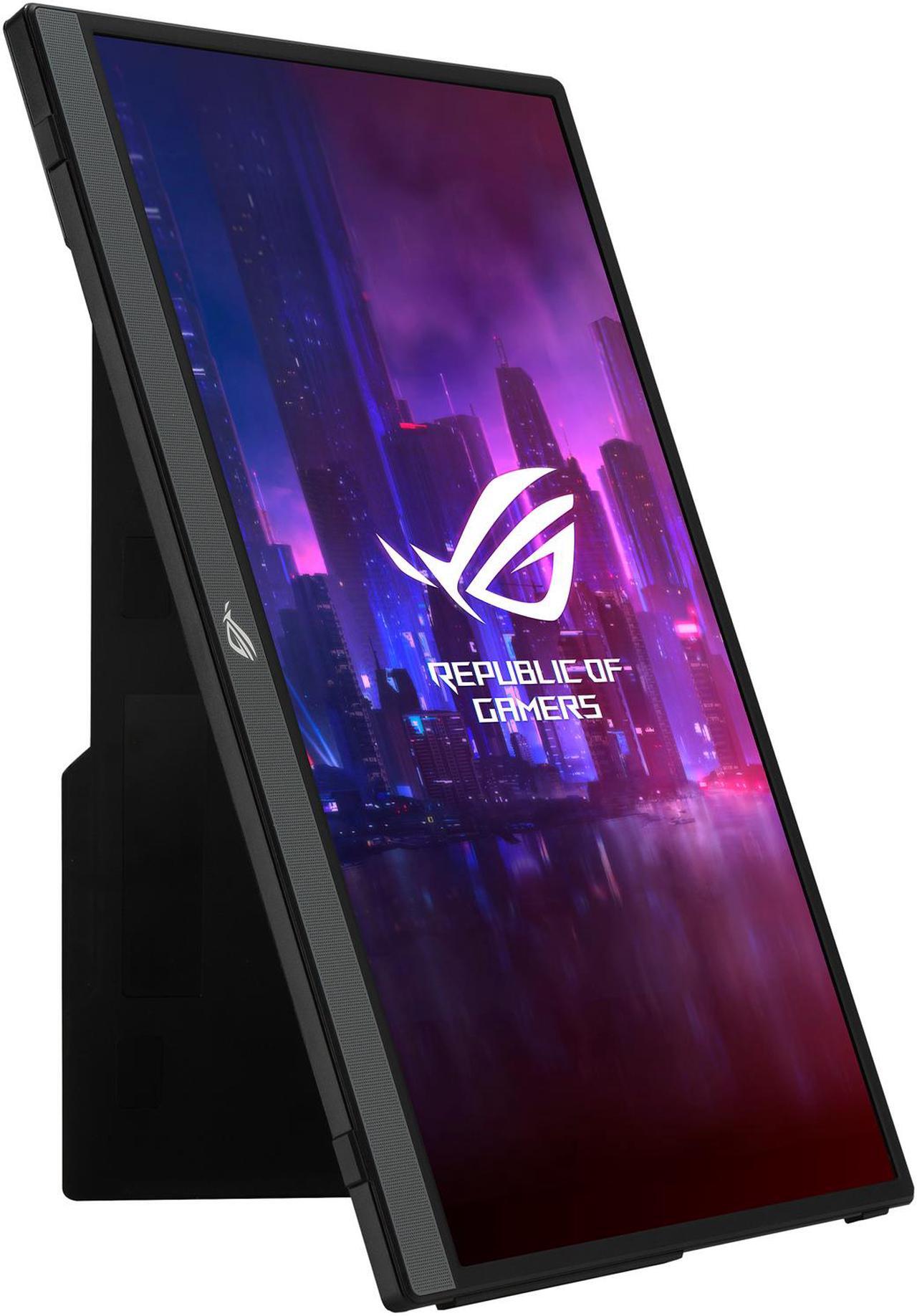 Alt view image 8 of 11 - ASUS ROG Strix XG16AHPE 15.6" 1080P Full HD, 144Hz, IPS, G-SYNC Compatible, Built-in Battery, Kickstand, USB-C Power Delivery, Micro HDMI, For Laptop, PC, Phone, Console Portable Gaming Monitor