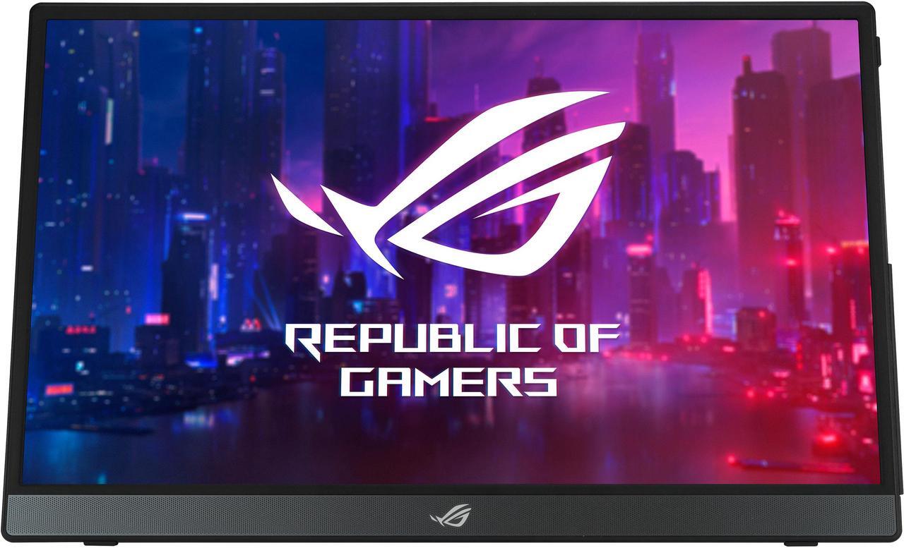 Main image of ASUS ROG Strix XG16AHPE 15.6" 1080P Full HD, 144Hz, IPS, G-SYNC Compatible, Built-in Battery, Kickstand, USB-C Power Delivery, Micro HDMI, For Laptop, PC, Phone, Console Portable Gaming Monitor