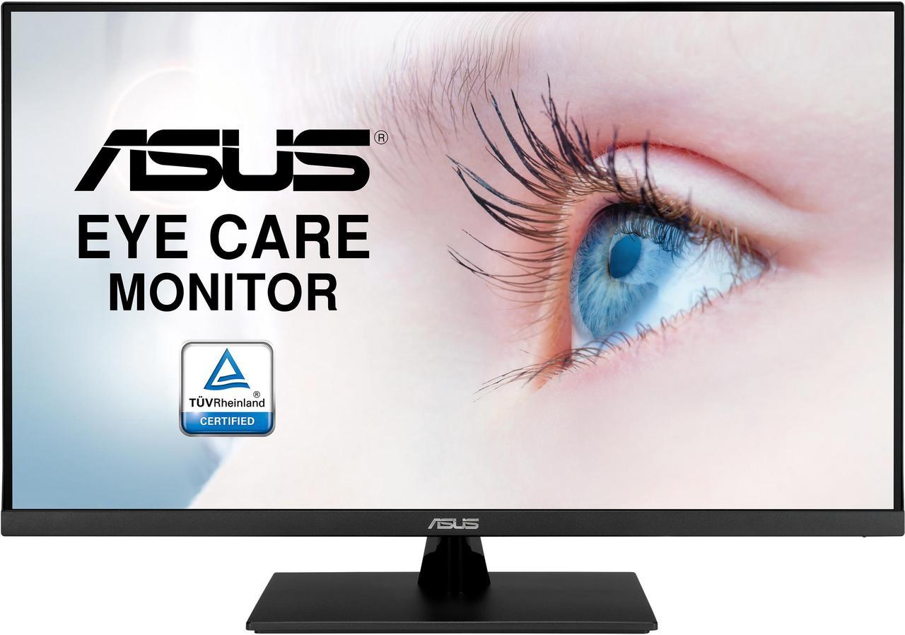 ASUS 32" (31.5" Viewable) VP32UQ 4K HDR UHD 3840 x 2160 IPS, 100% sRGB, HDR10, Speakers, FreeSync, Low Blue Light, VESA Mount, Frameless, DisplayPort, HDMI, Tilt Monitor