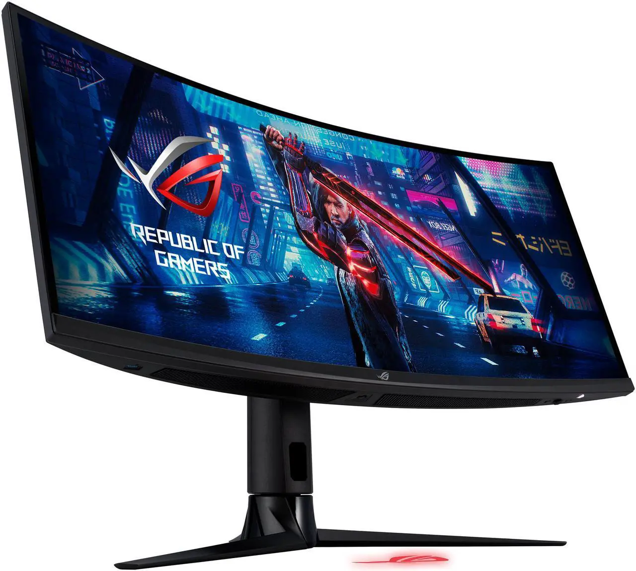Alt view image 6 of 10 - ASUS ROG Strix 34" XG349C UWQHD 3440 x 1440 180Hz (OC) 1ms (GTG) Extreme Low Motion Blur Sync, 135% sRGB, G-Sync Compatible, DisplayHDR 400, USB-C, DisplayPort, HDMI Gaming Monitor